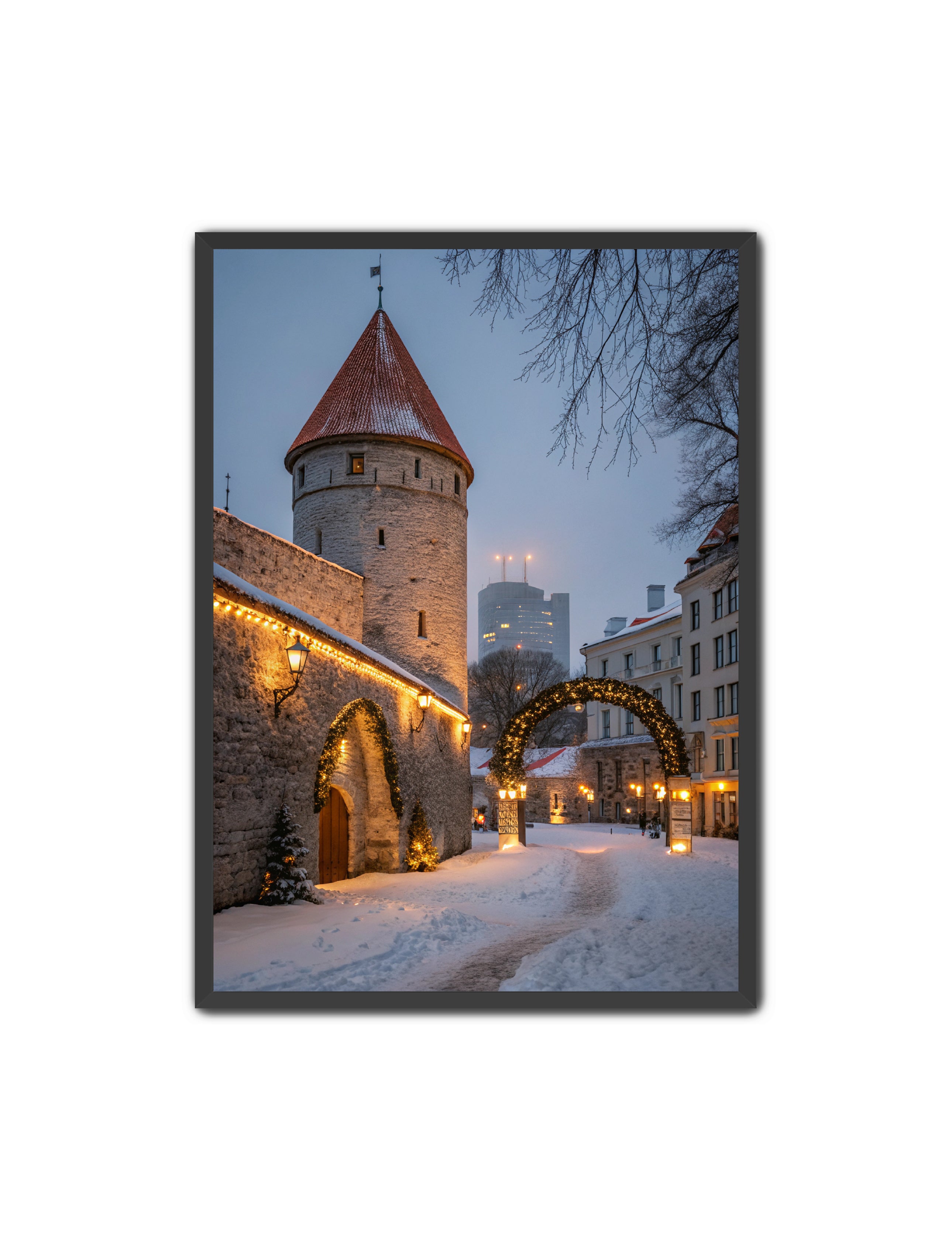 Apricus Prints 'Beacon of Winter's Glow' Apricus Art Collection