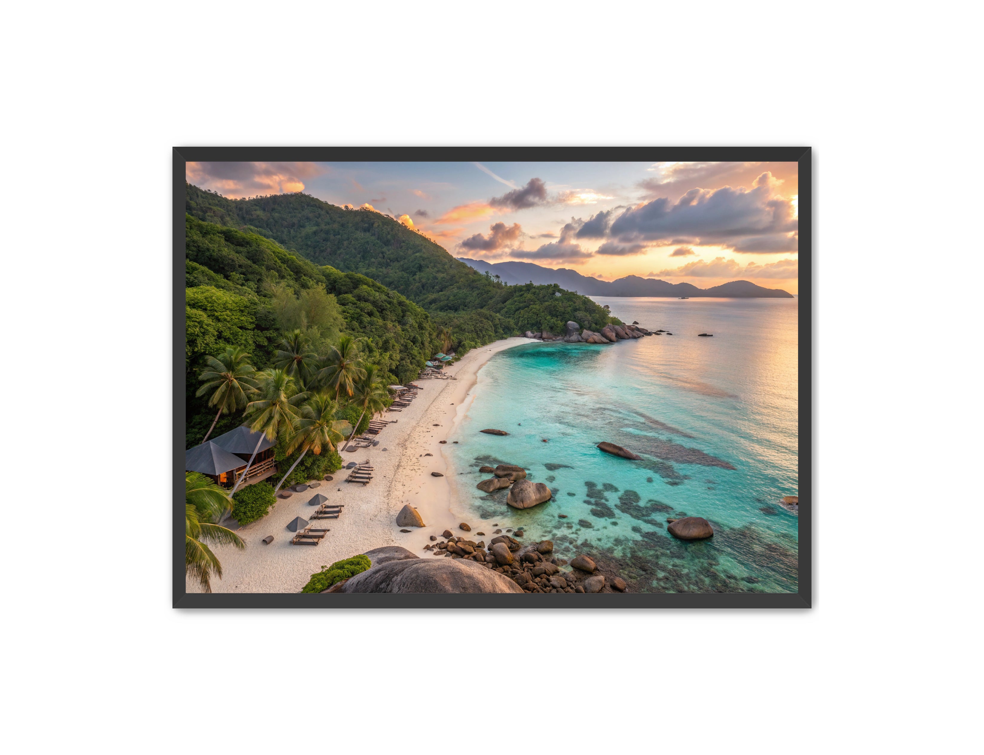 Apricus Prints Beaches 'Evening Bliss' Apricus Art Collection