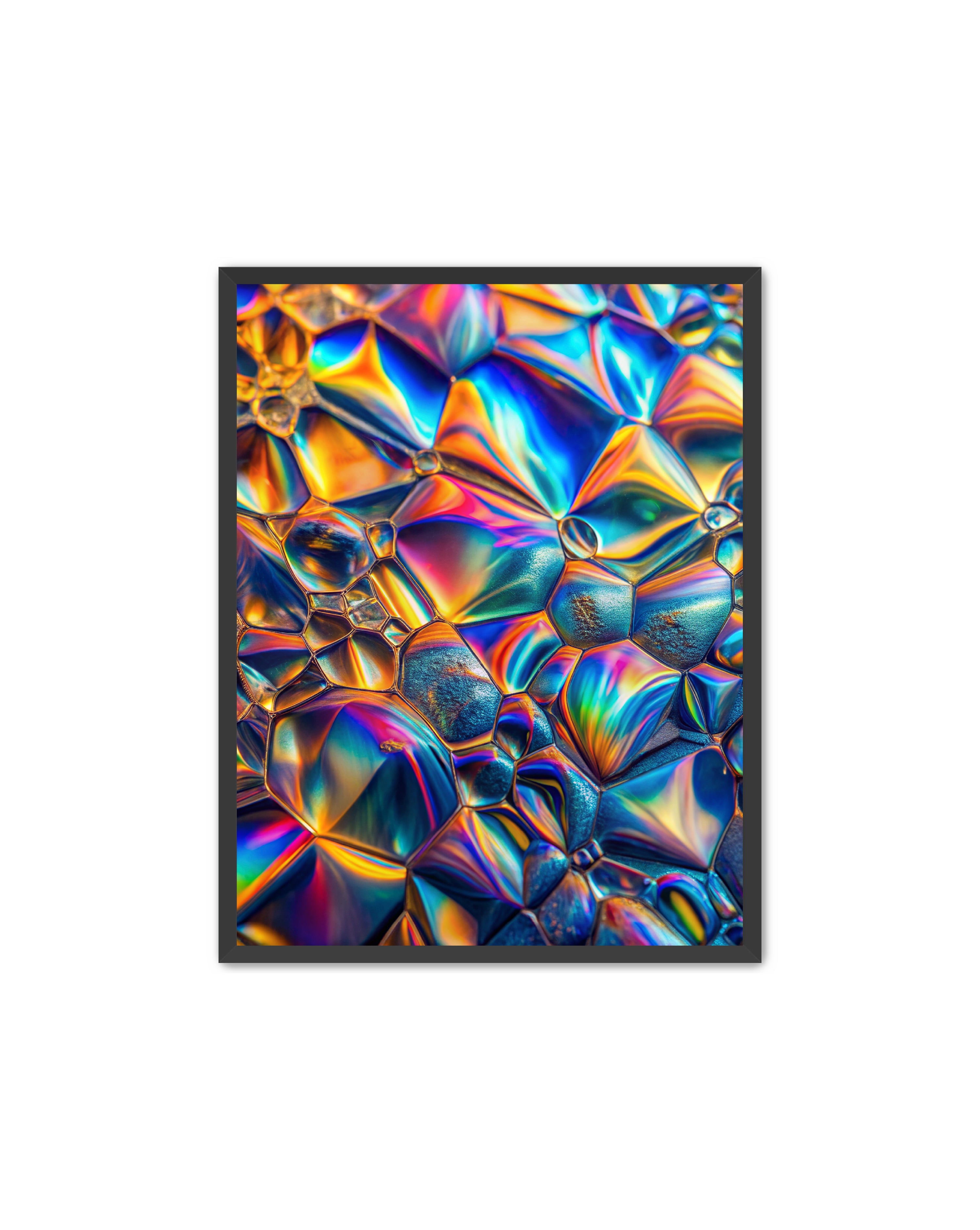 Abstract Prints 'Lucid Motion' Apricus Art Collection