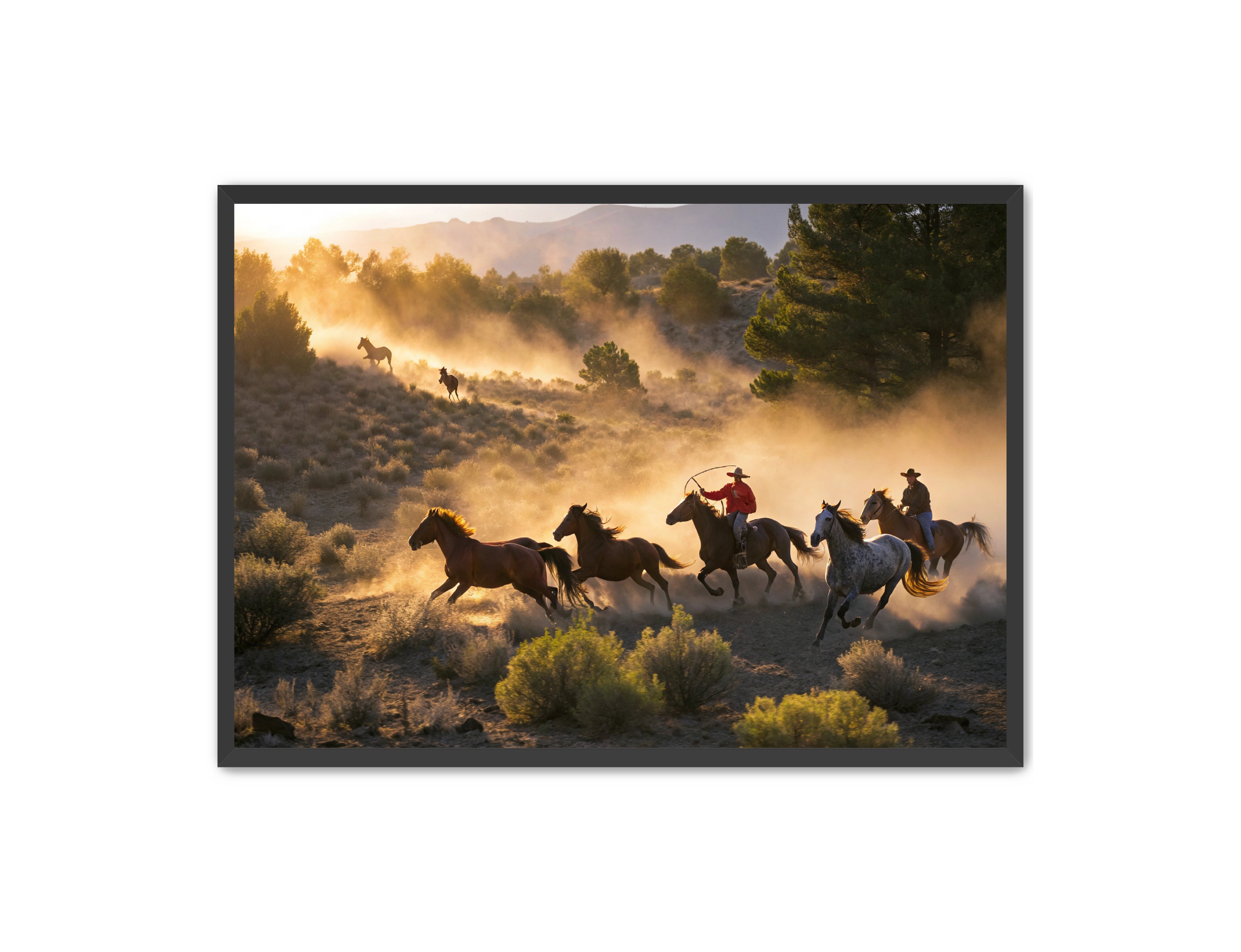 Apricus Prints Vaquero 'Get'em' Apricus Art Collection