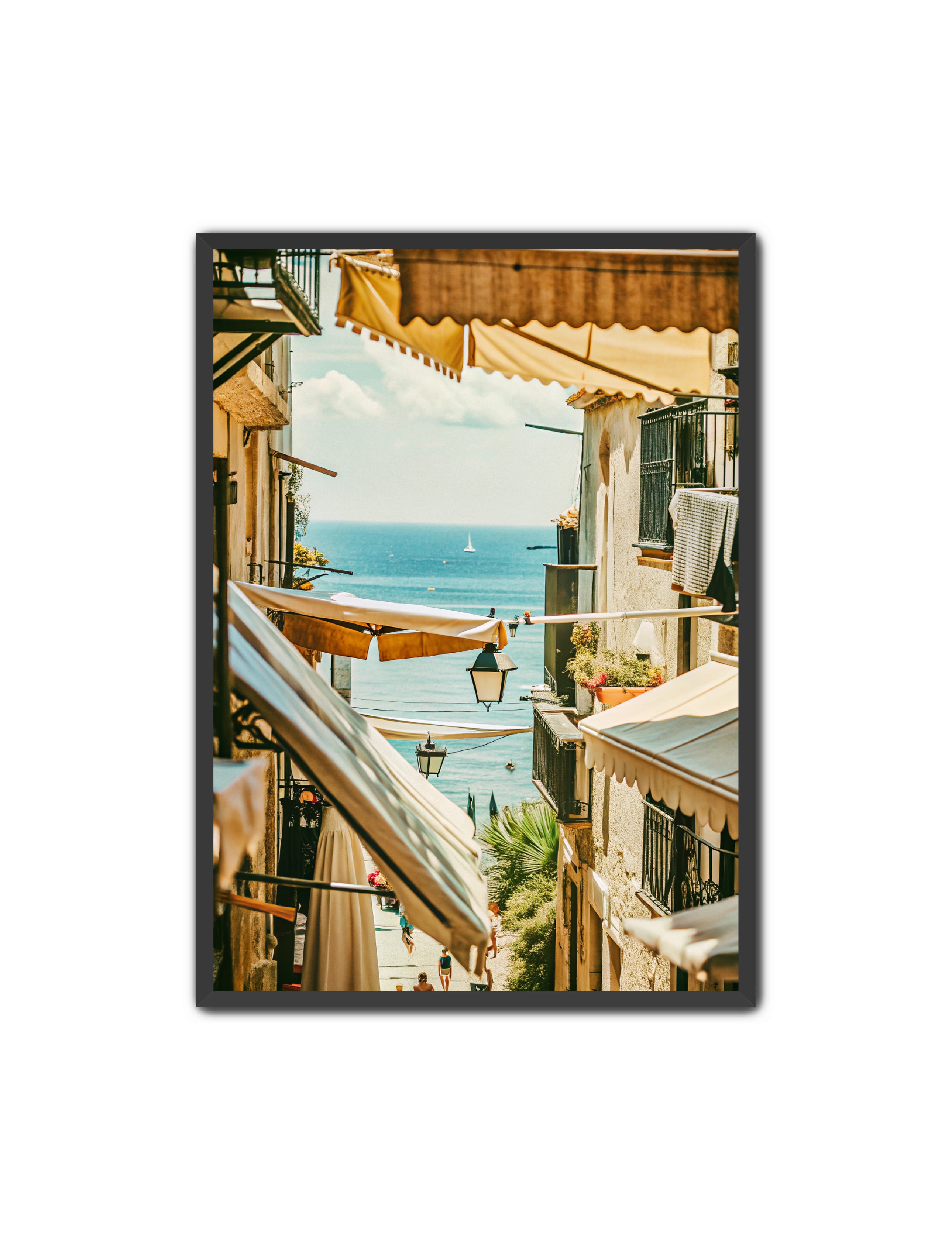 Apricus Prints La Bella Vita 'Ocean Glimpse in the Warmth' Apricus Art Collection