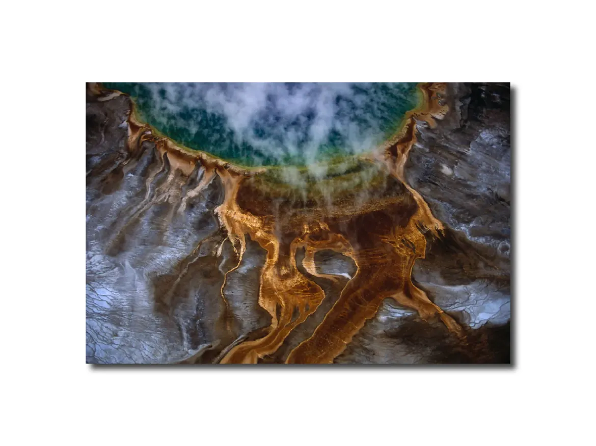 Landscape Photography Grand Prismatic Spring, Yellowstone National Park, Wyoming Peter Essick