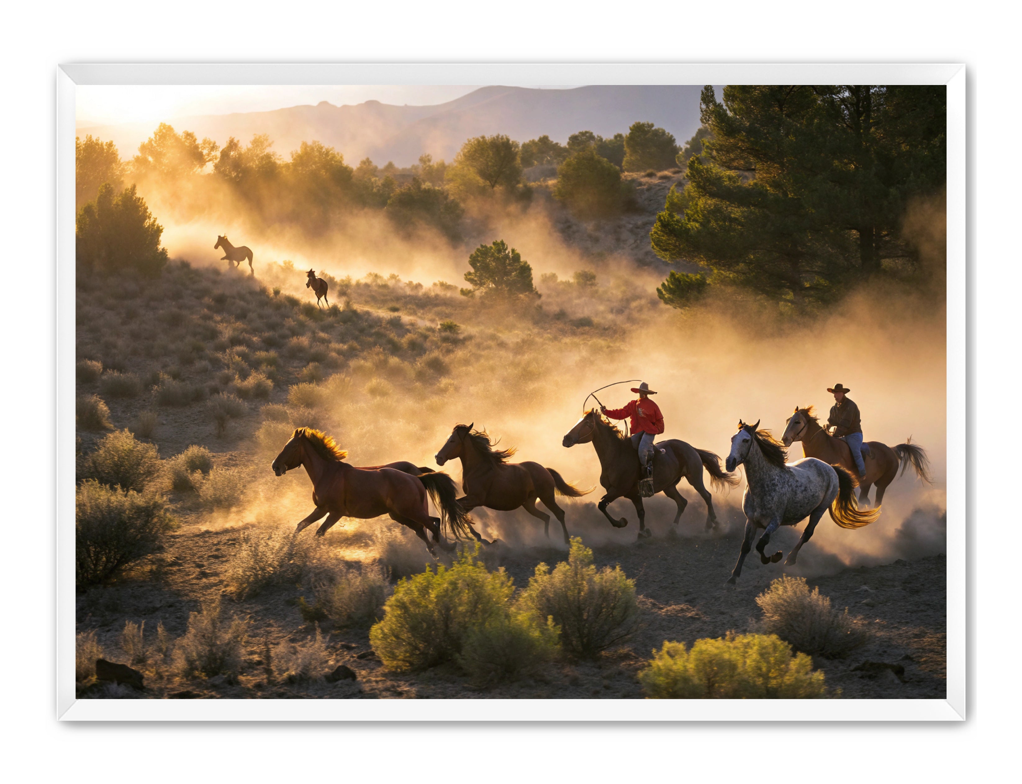 Apricus Prints Vaquero 'Get'em' Apricus Art Collection