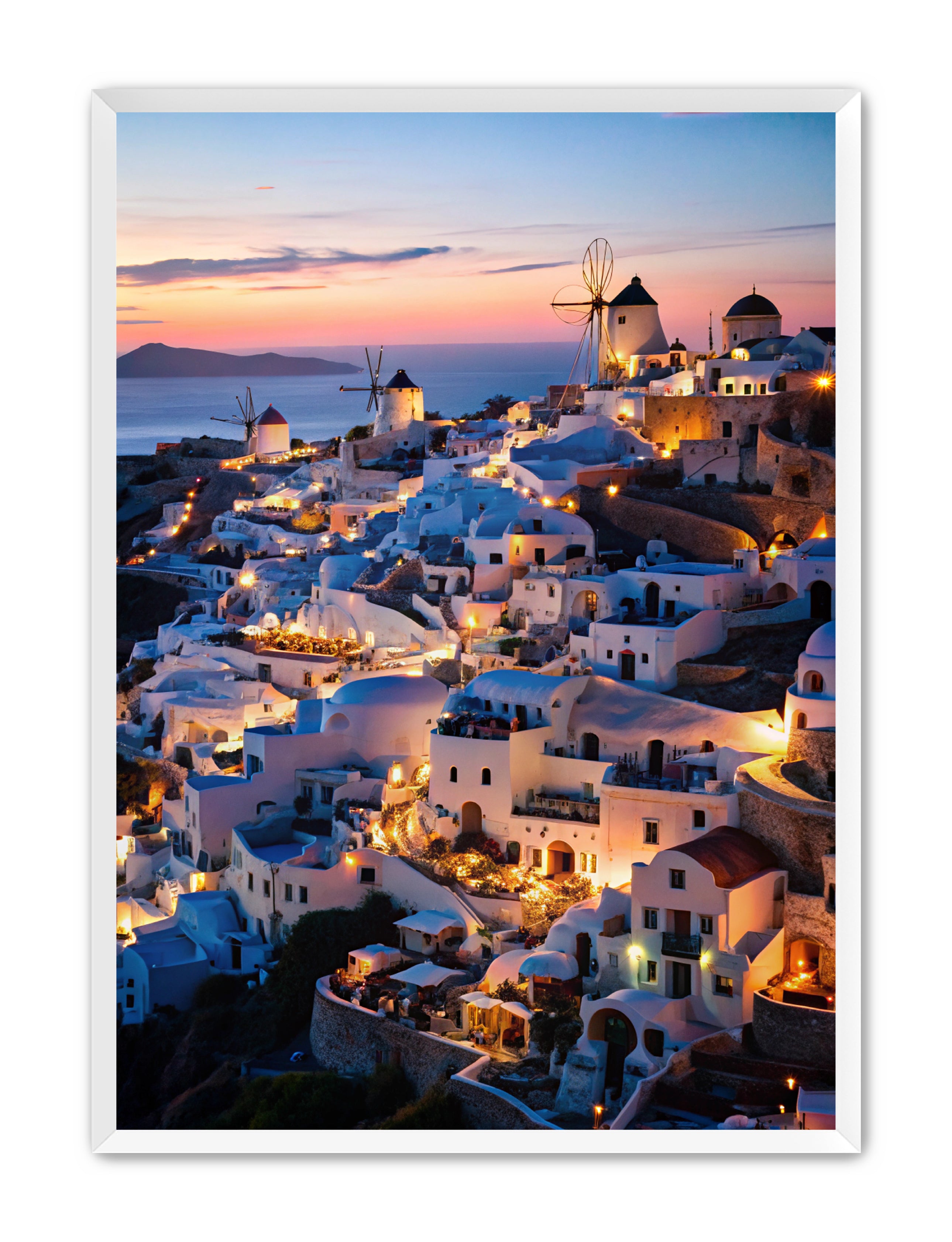 Apricus Prints La Bella Vita 'Evening Glow on the Aegean' Apricus Art Collection