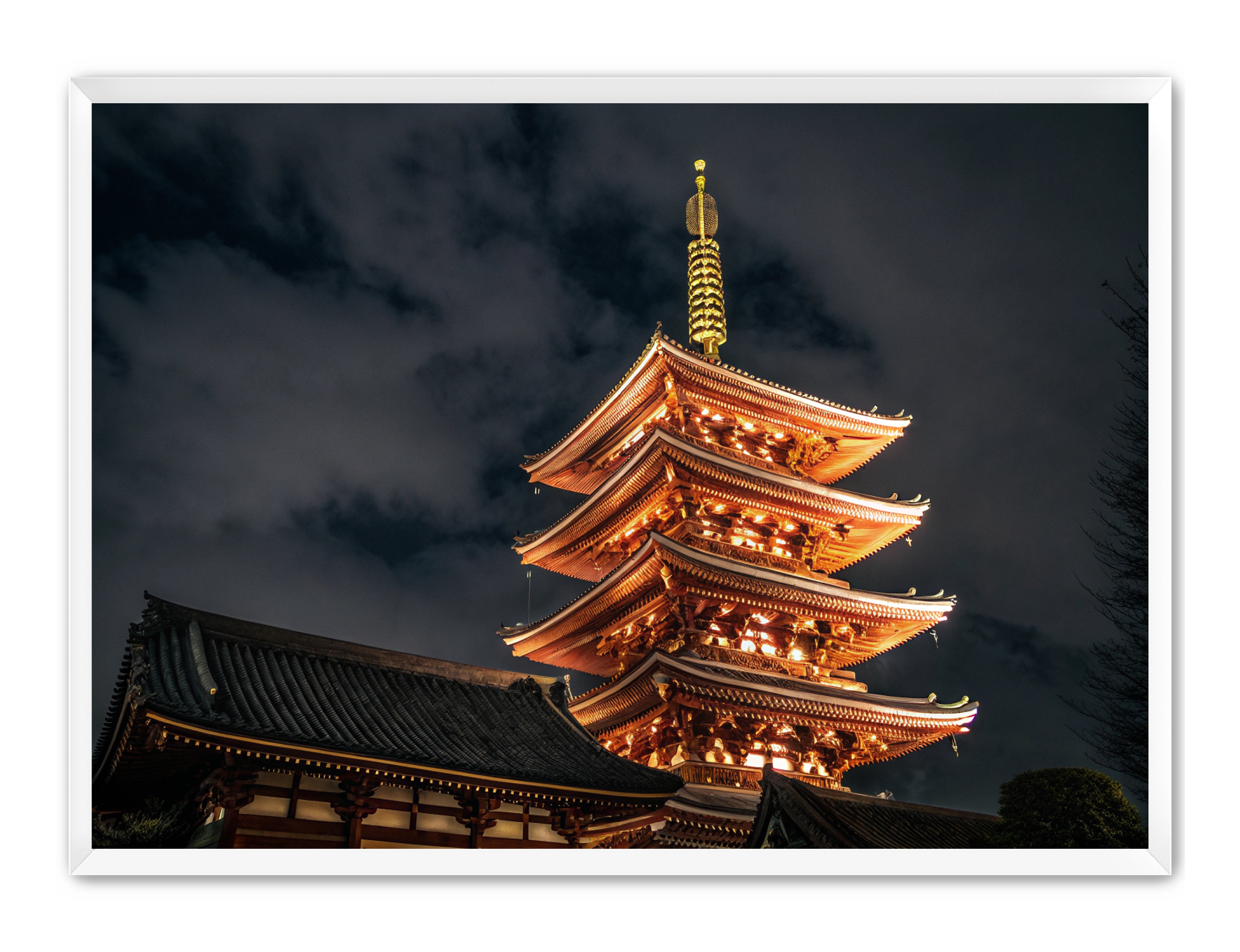 Apricus Prints 'Temple Glow' Apricus Art Collection