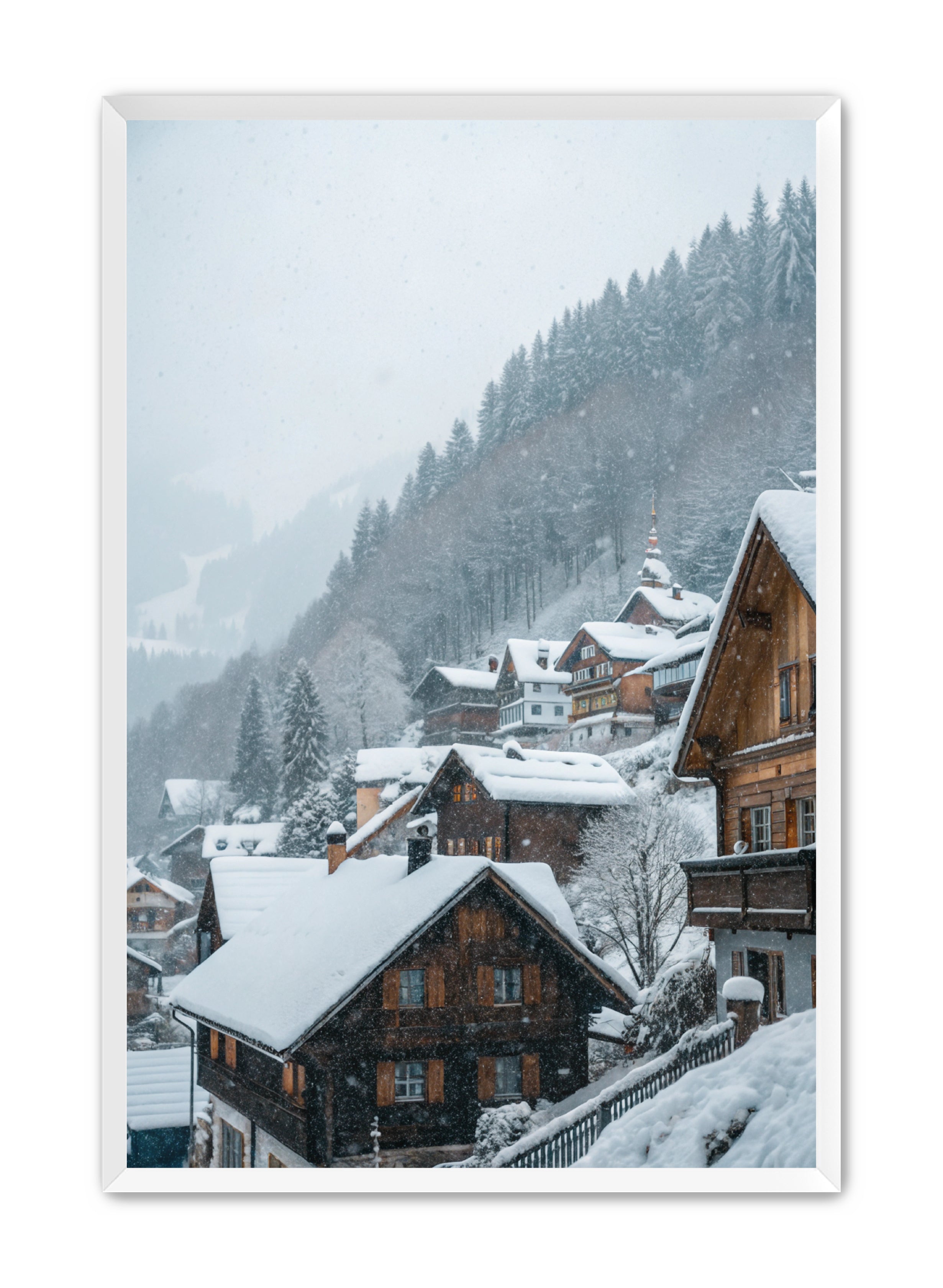 Apricus Prints 'Winter in the Alps' Apricus Art Collection