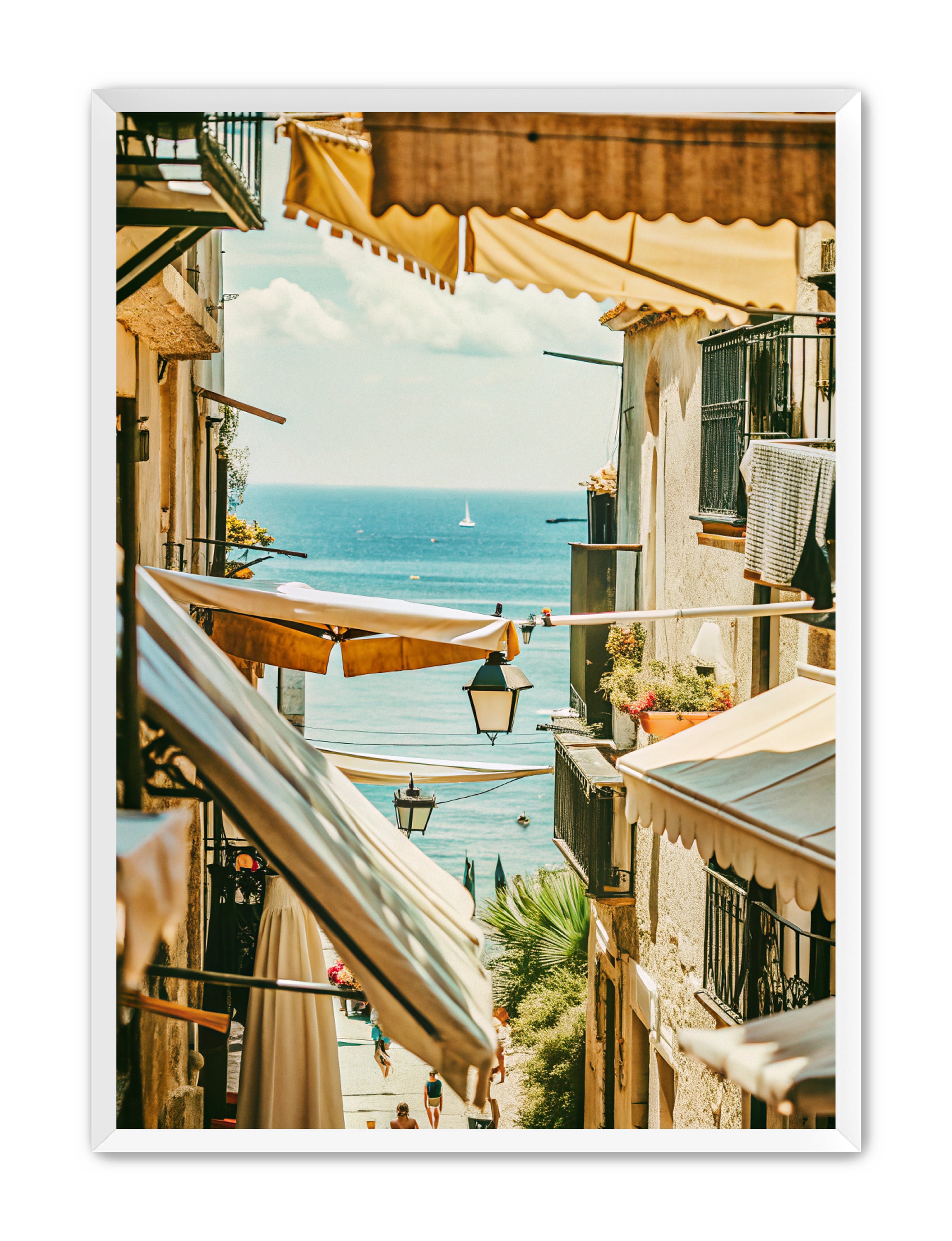 Apricus Prints La Bella Vita 'Ocean Glimpse in the Warmth' Apricus Art Collection