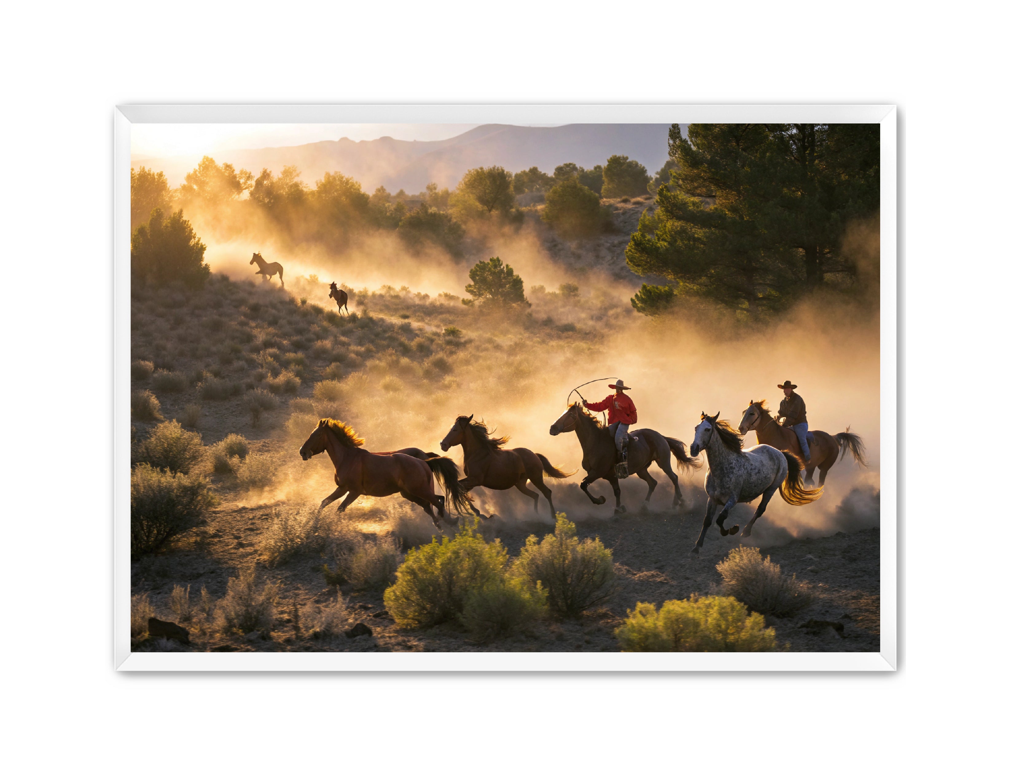 Apricus Prints Vaquero 'Get'em' Apricus Art Collection