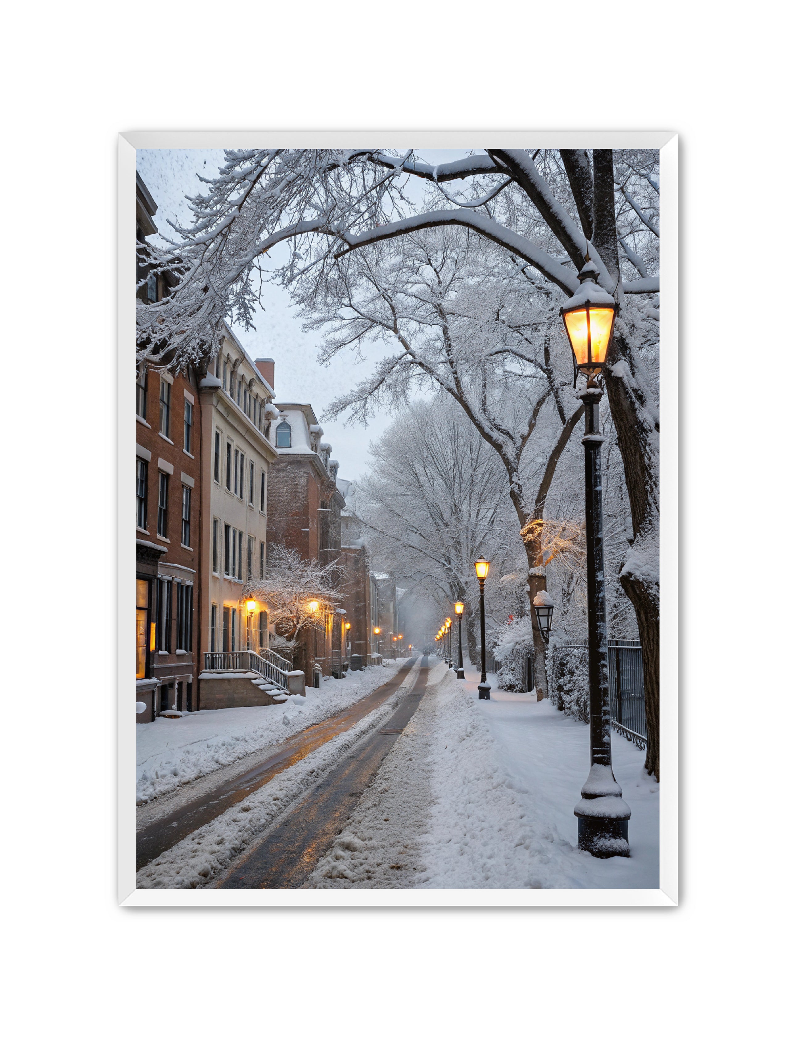 Apricus Prints 'Winter Stroll' Apricus Art Collection