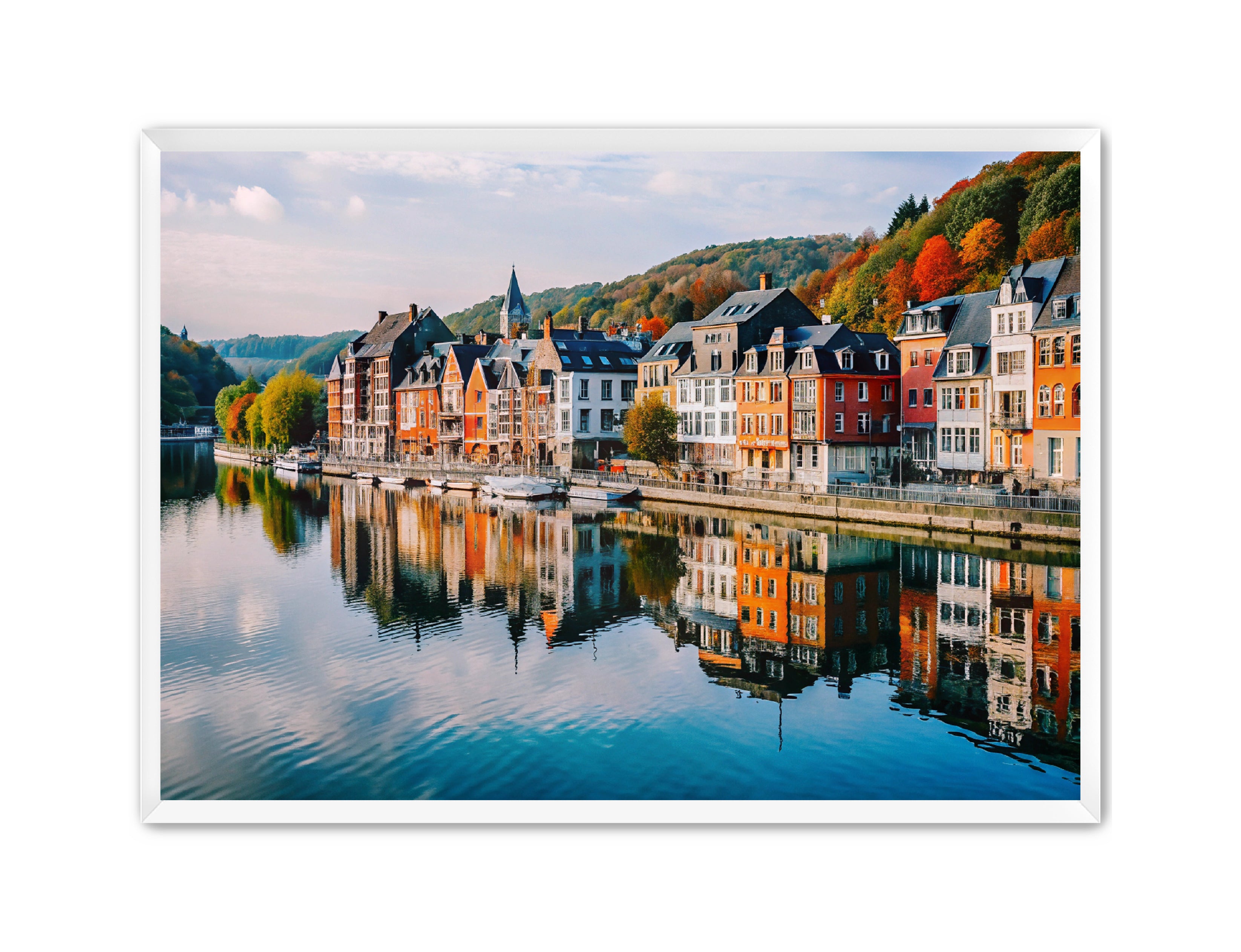 Apricus Prints La Bella Vita 'Fall on the Dutch Canal' Apricus Art Collection