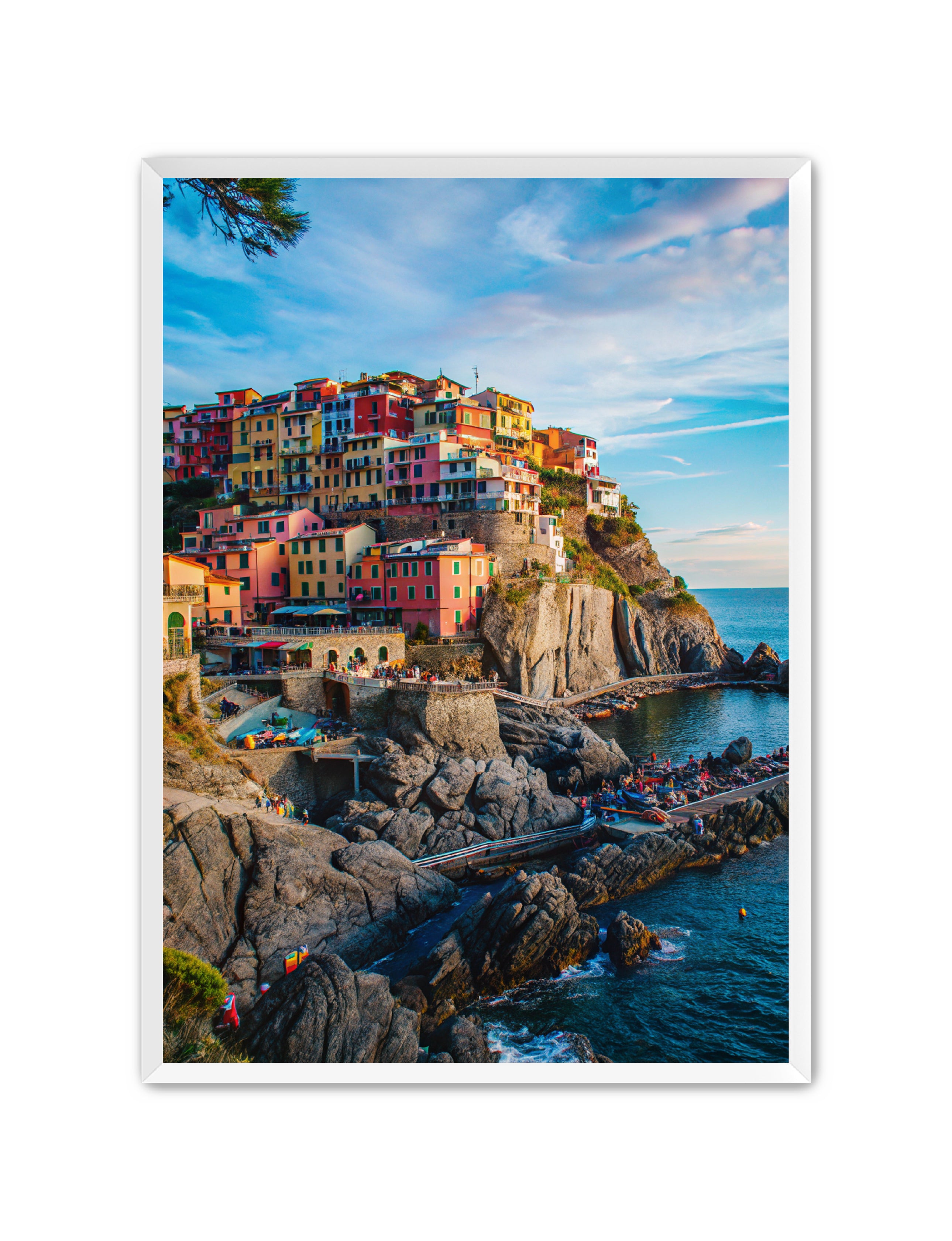 Apricus Prints La Bella Vita 'Cliffside Charm' Apricus Art Collection