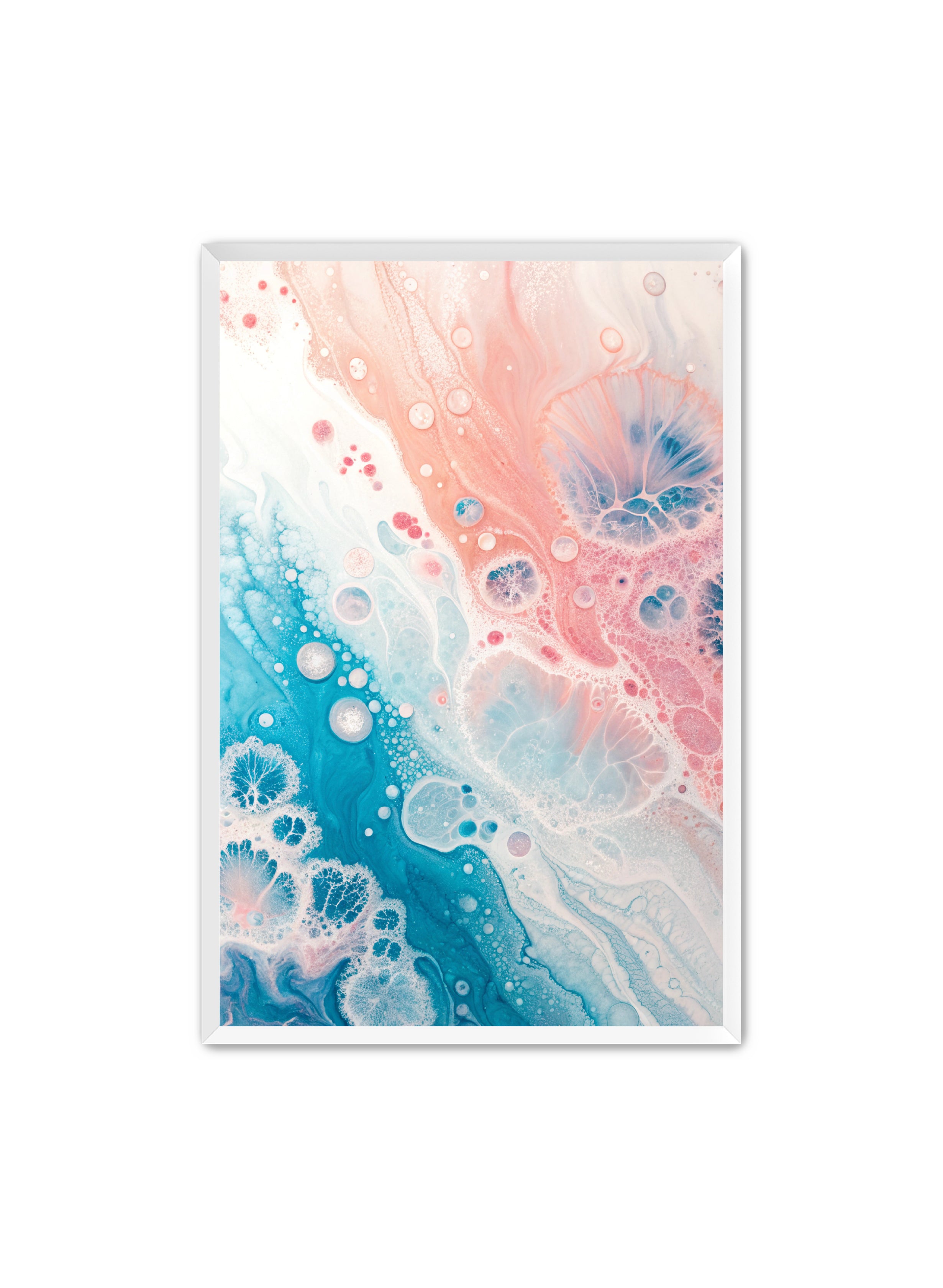 Abstract Prints 'Ember Spiral' Apricus Art Collection