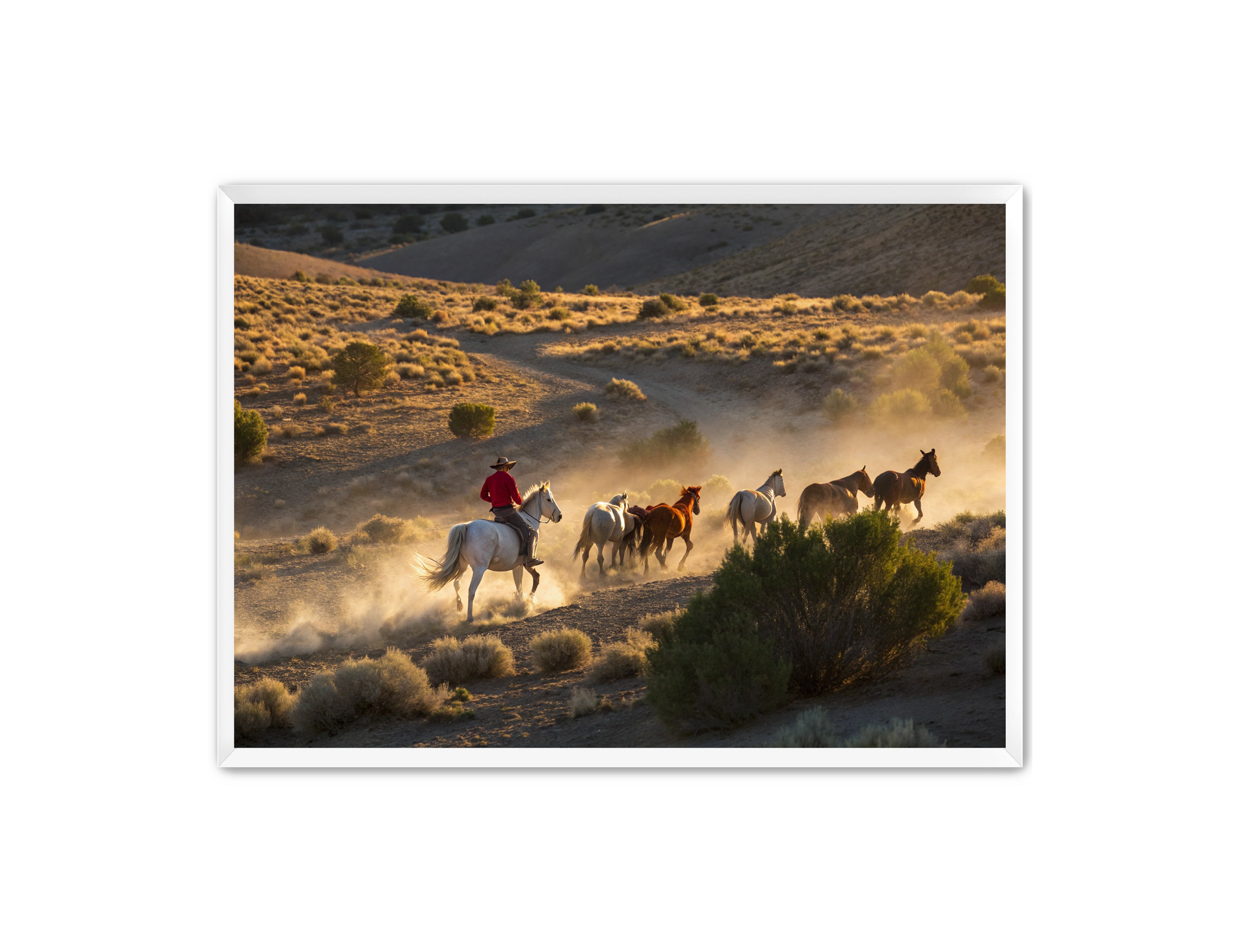 Apricus Prints Vaquero 'Push On' Apricus Art Collection