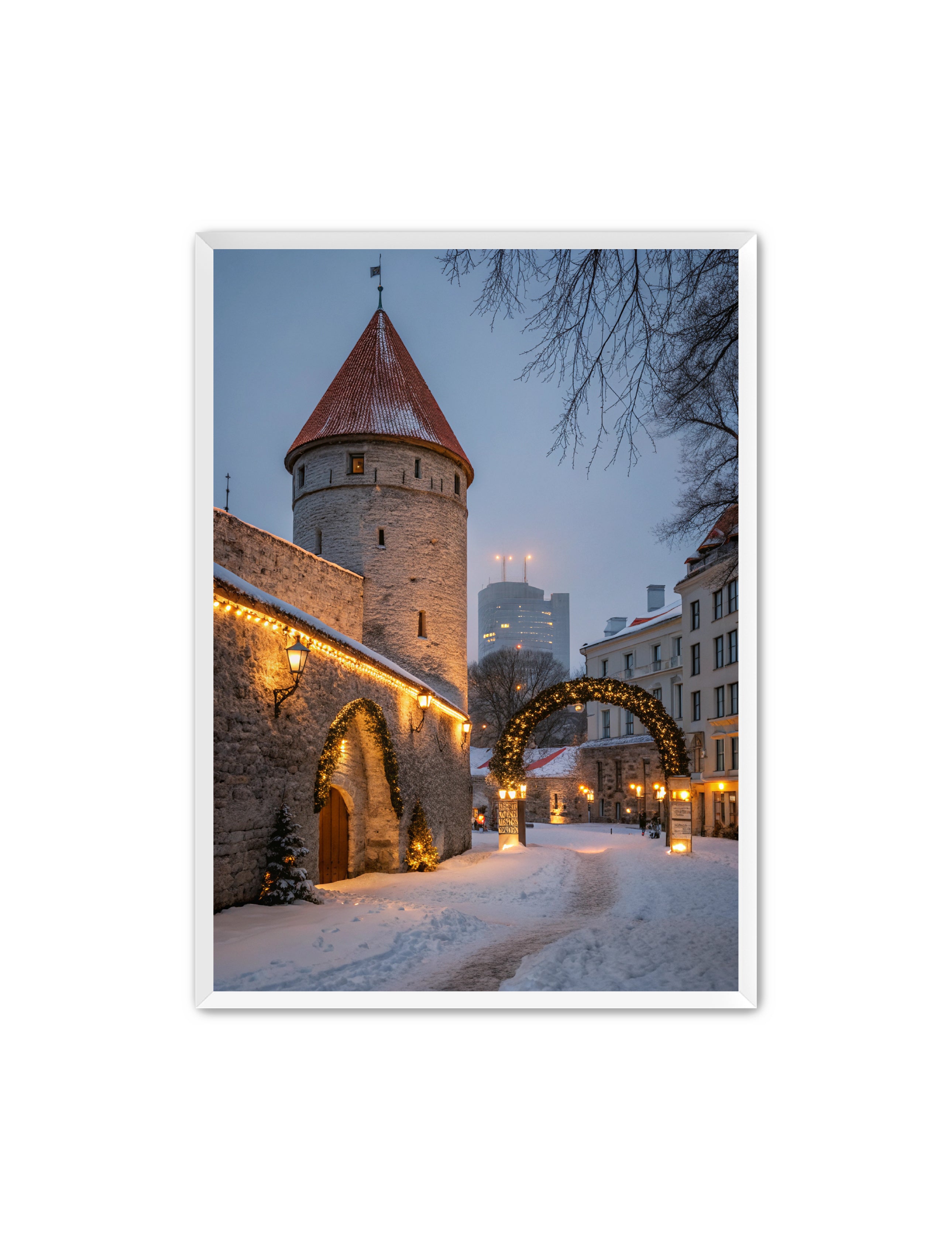 Apricus Prints 'Beacon of Winter's Glow' Apricus Art Collection