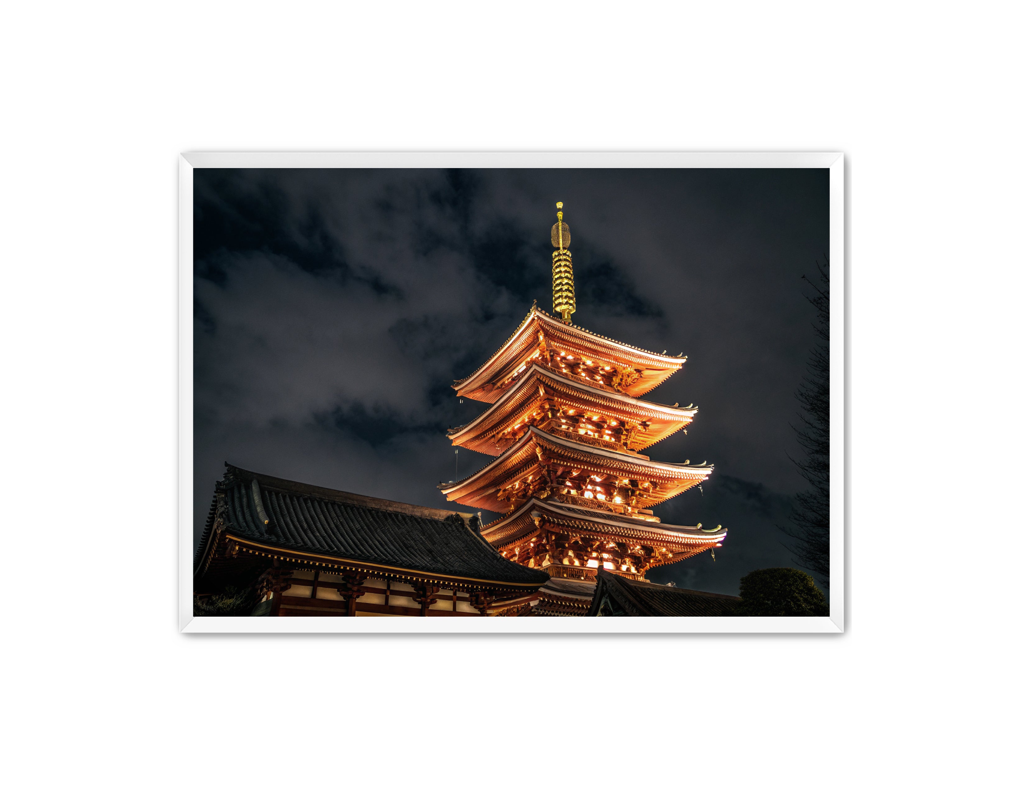 Apricus Prints 'Temple Glow' Apricus Art Collection