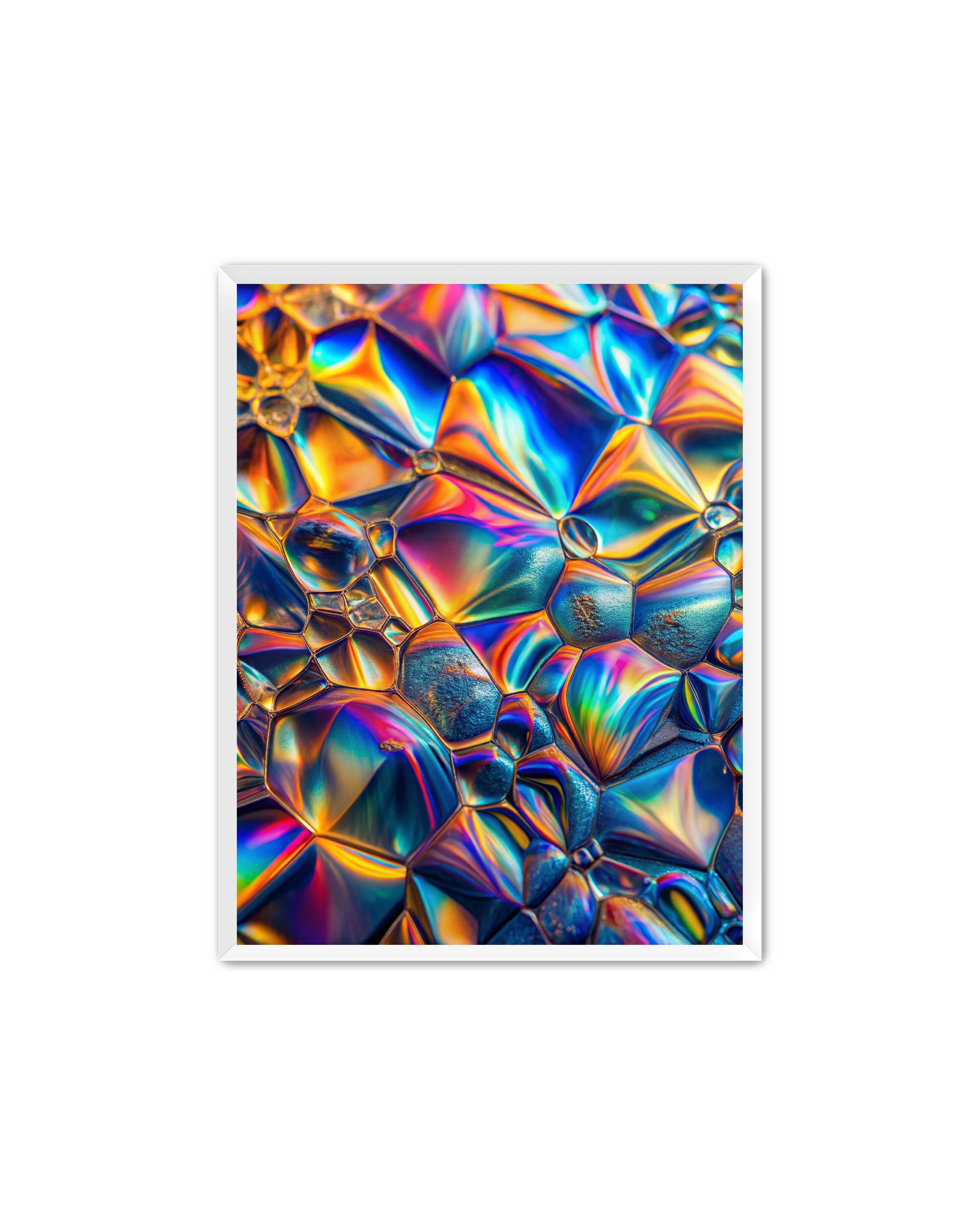 Abstract Prints 'Lucid Motion' Apricus Art Collection