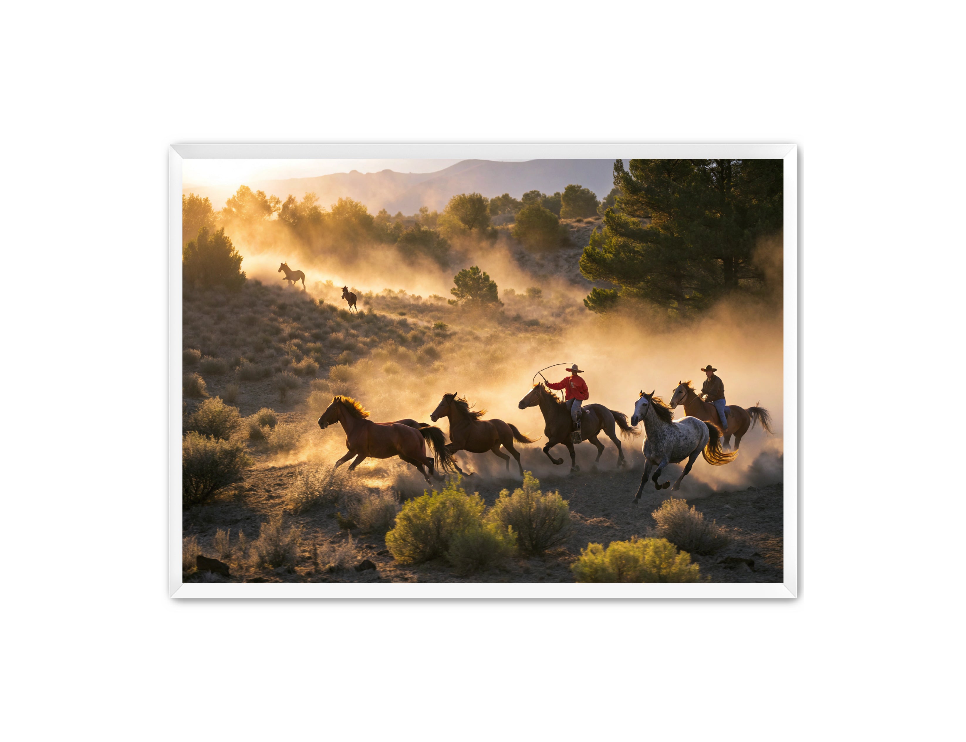 Apricus Prints Vaquero 'Get'em' Apricus Art Collection