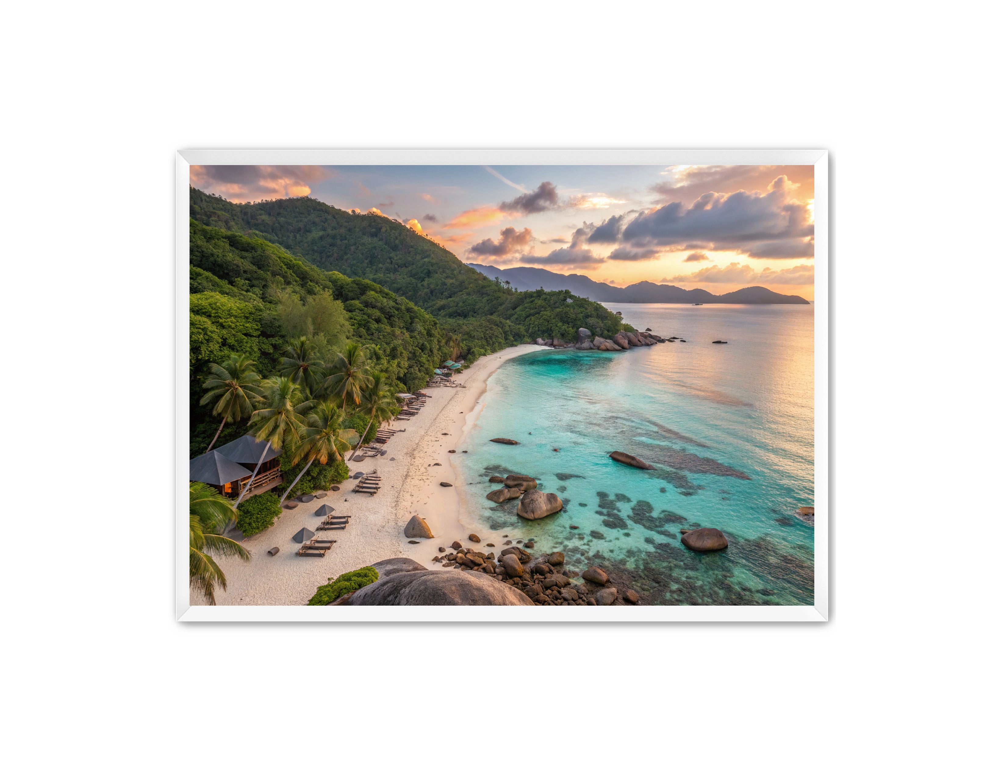 Apricus Prints Beaches 'Evening Bliss' Apricus Art Collection