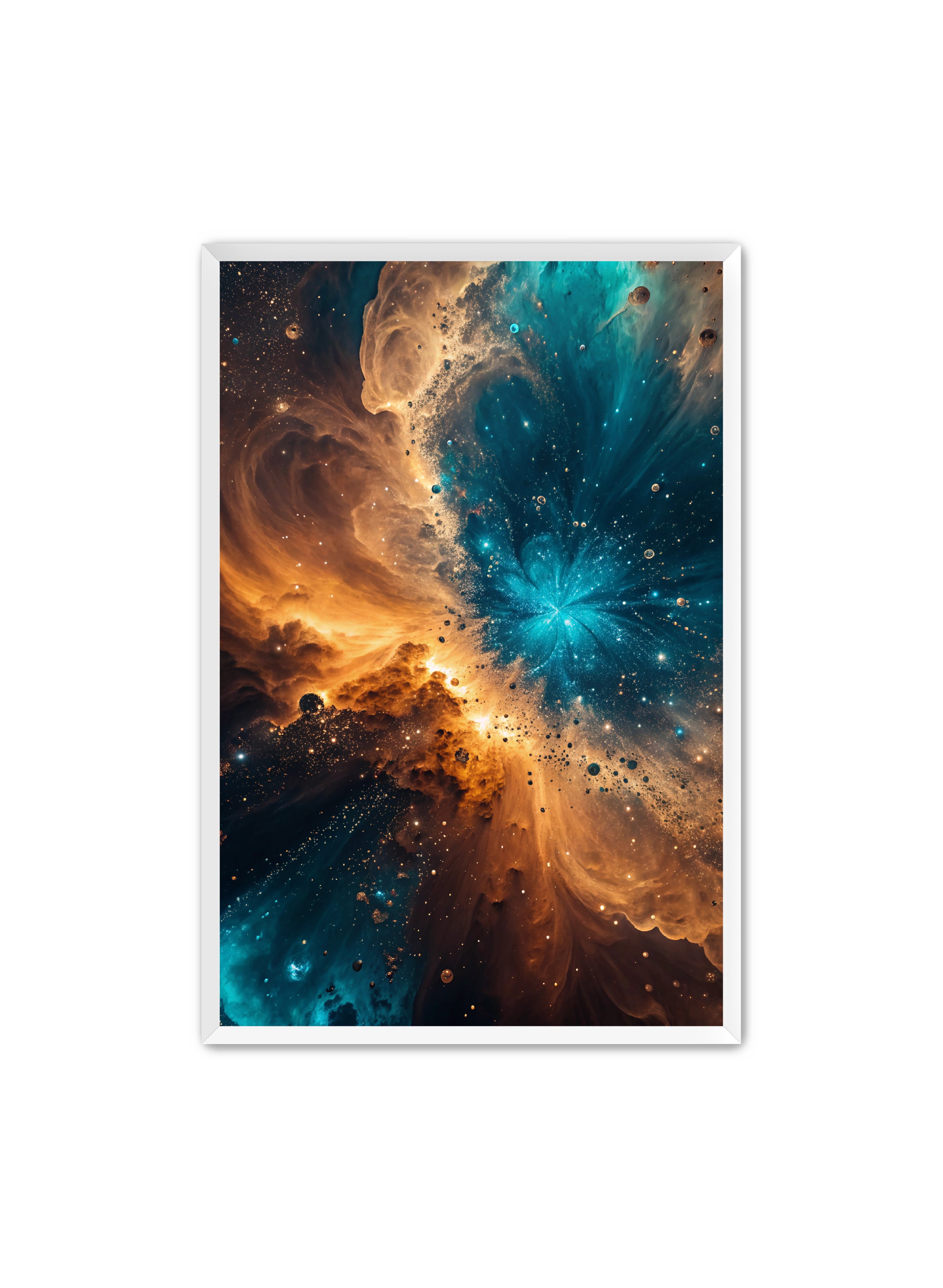 Abstract Prints 'The Universe' Apricus Art Collection