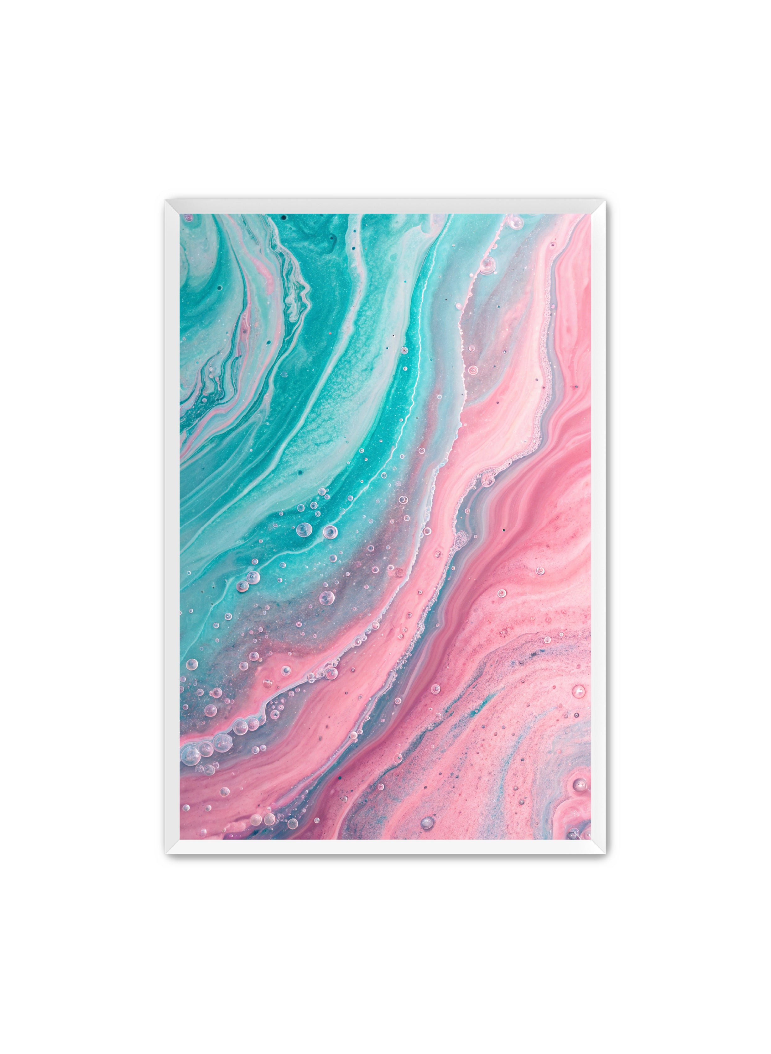 Abstract Prints 'Groovy Flow' Apricus Art Collection