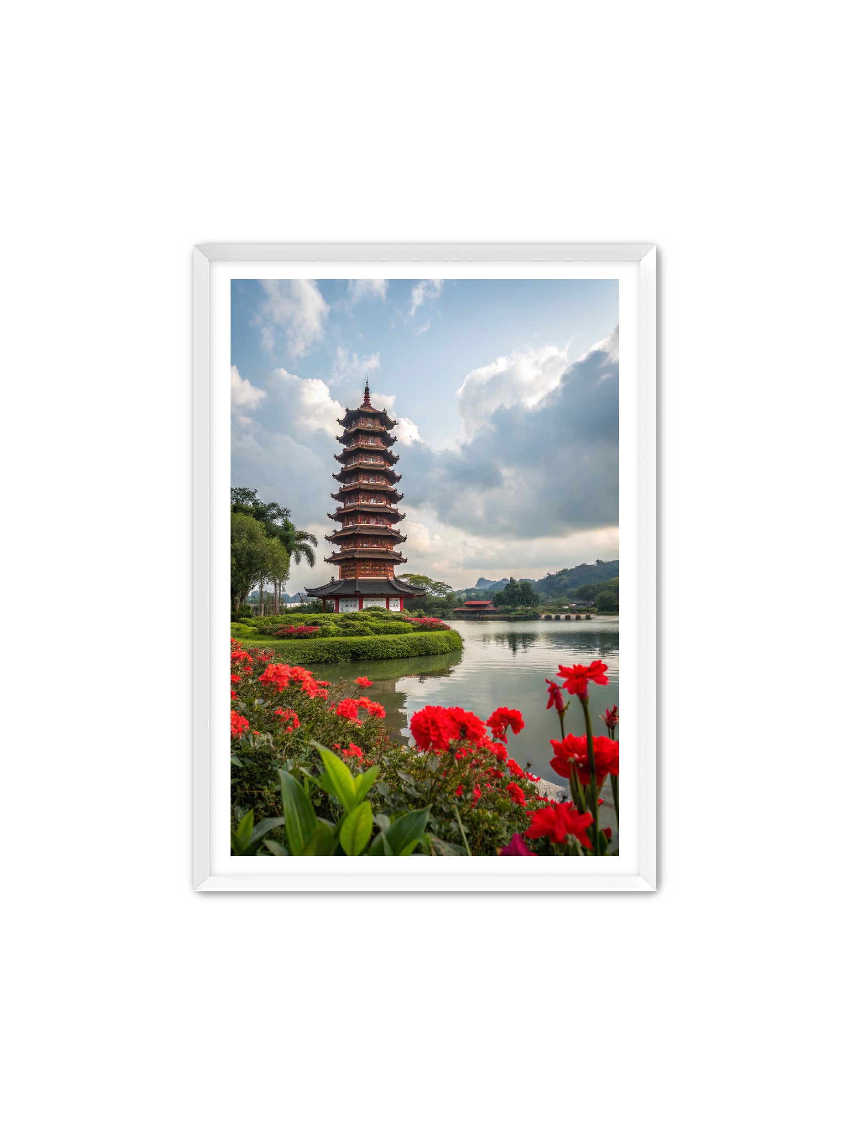 Apricus Prints 'Shogun Tower' Apricus Art Collection