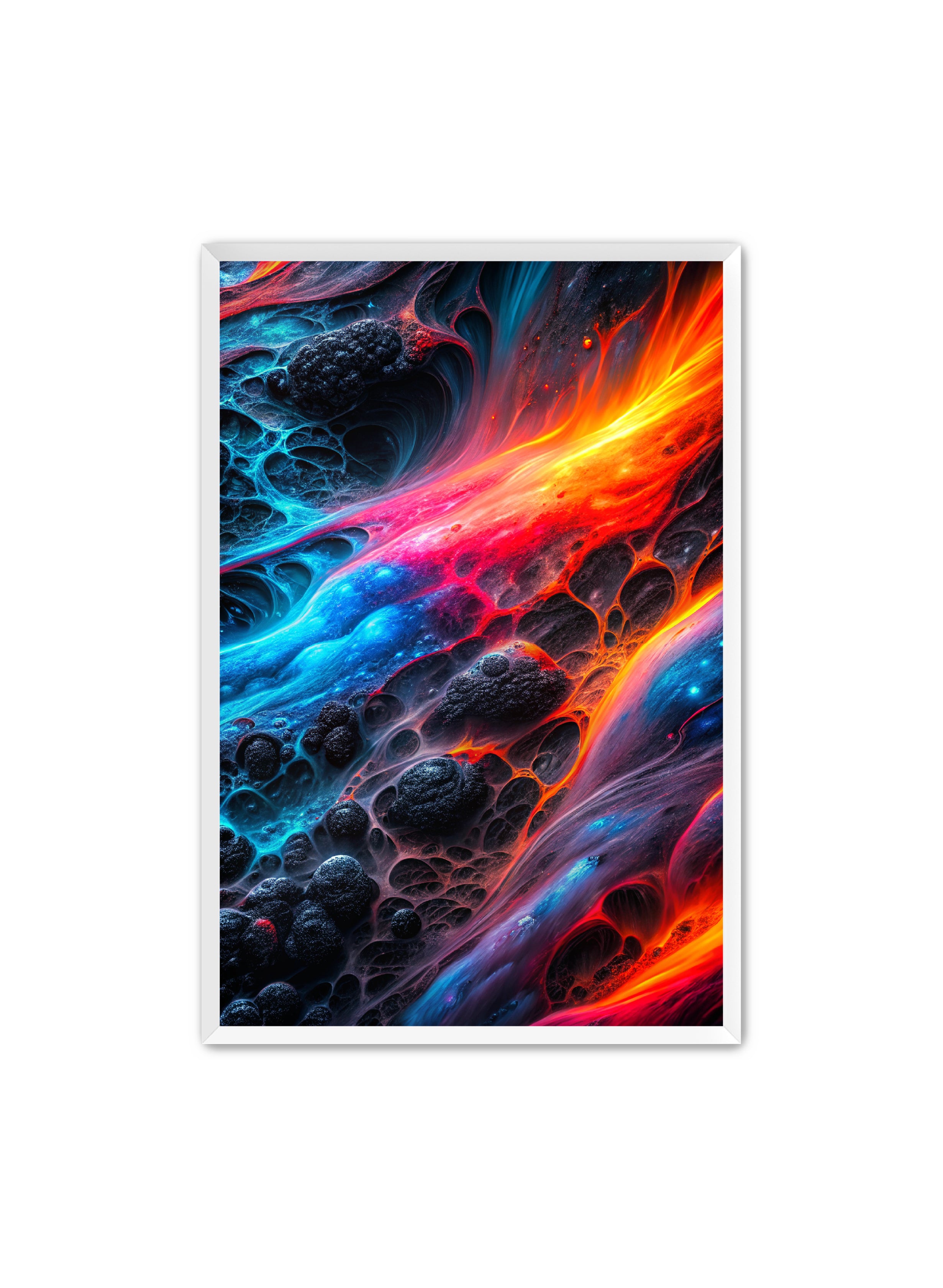 Abstract Prints 'Prism Flux' Apricus Art Collection