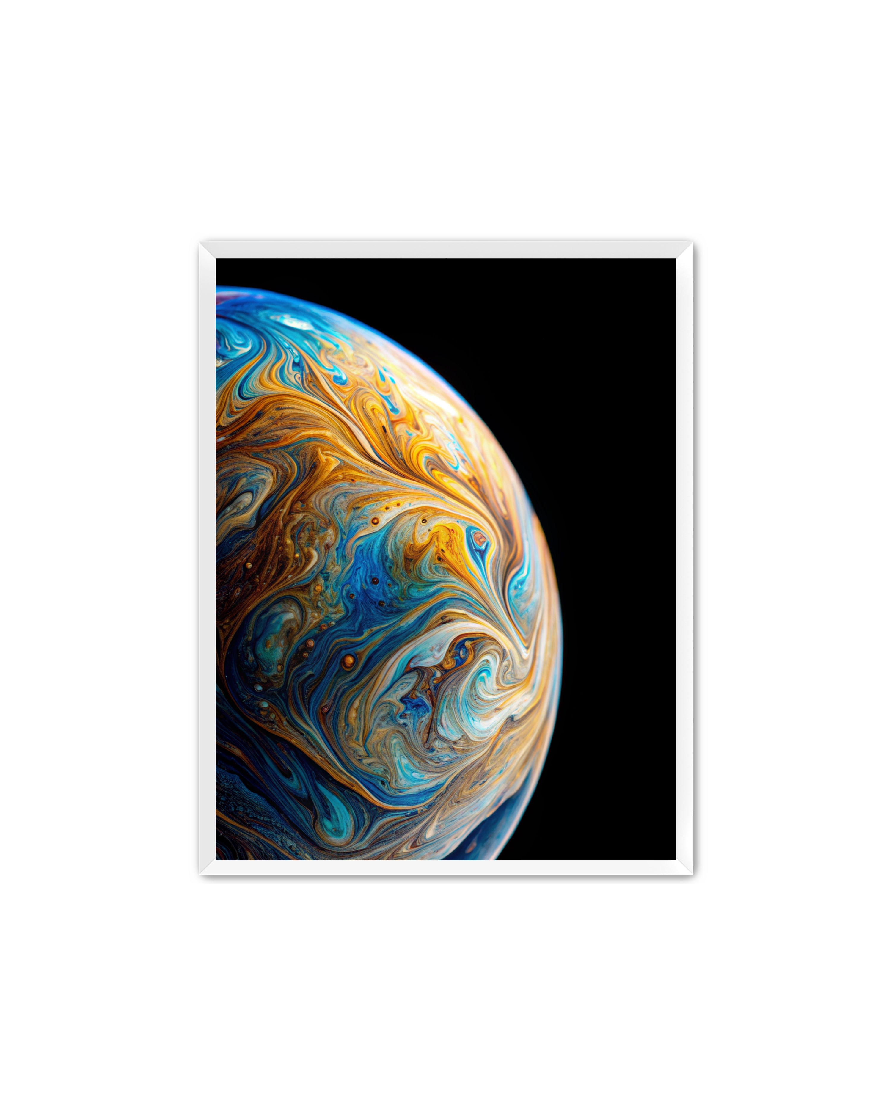 Abstract Prints 'Planet Love' Apricus Art Collection