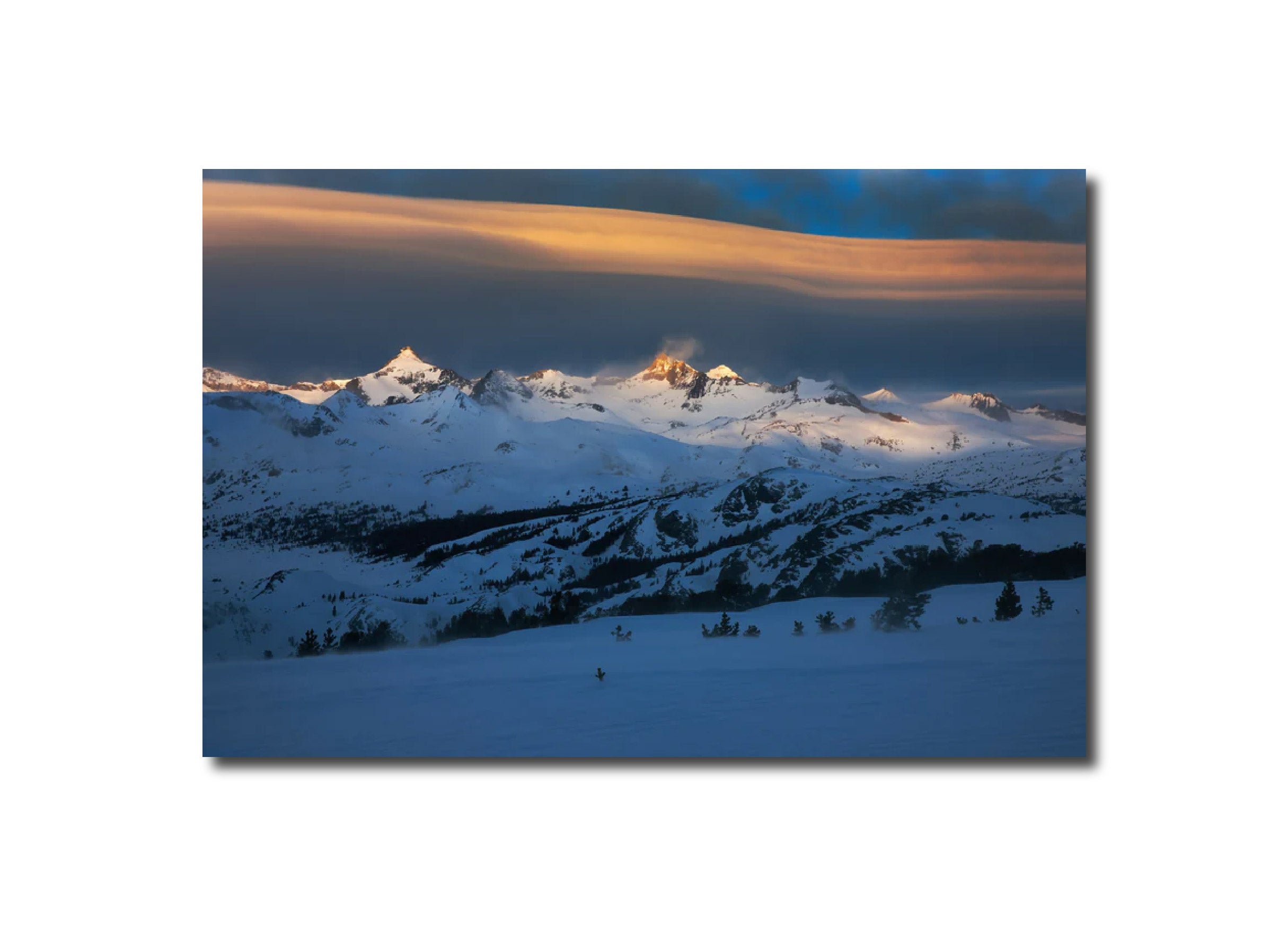 Landscape Photography Sunrise from Summit Lake, Ansel Adams Wilderness, California. Peter Essick