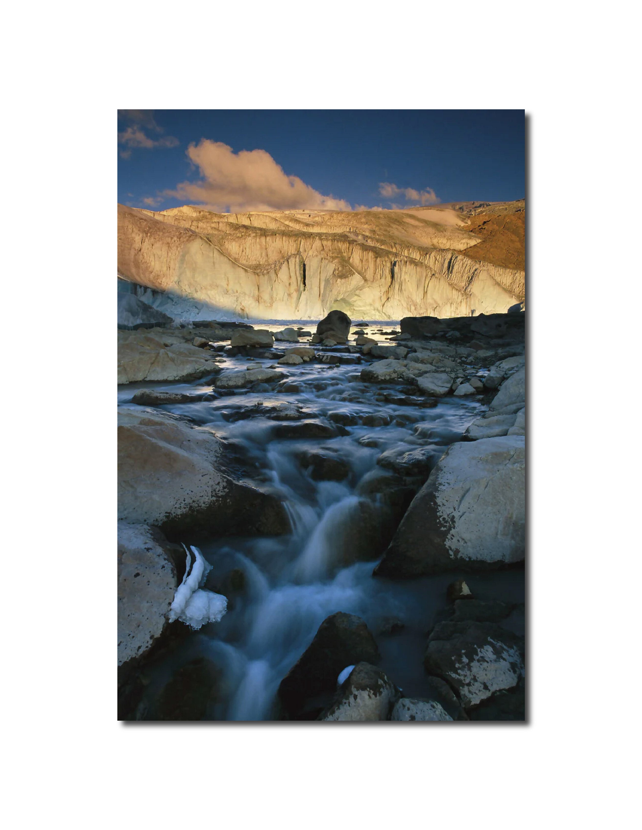 Landscape Photography The Quelccaya Ice cap, Peru and a lake which started forming in 1991 as a result of melting. Peter Essick