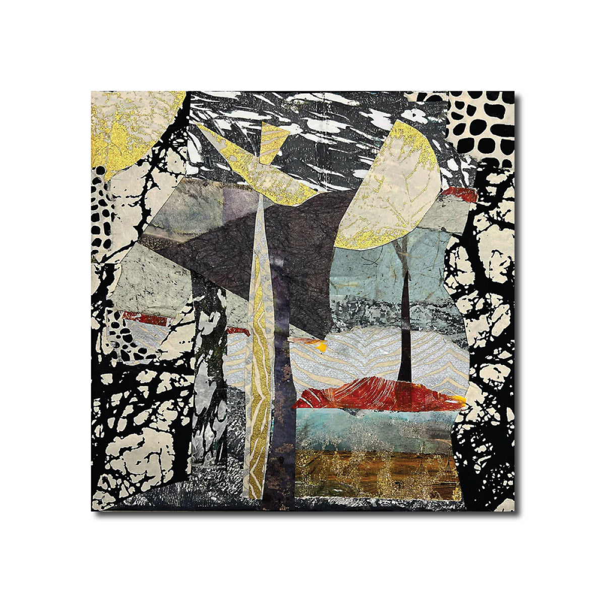 Abstract Art Collage Contemporary Landscape Sylvan 10 Alice Harrison