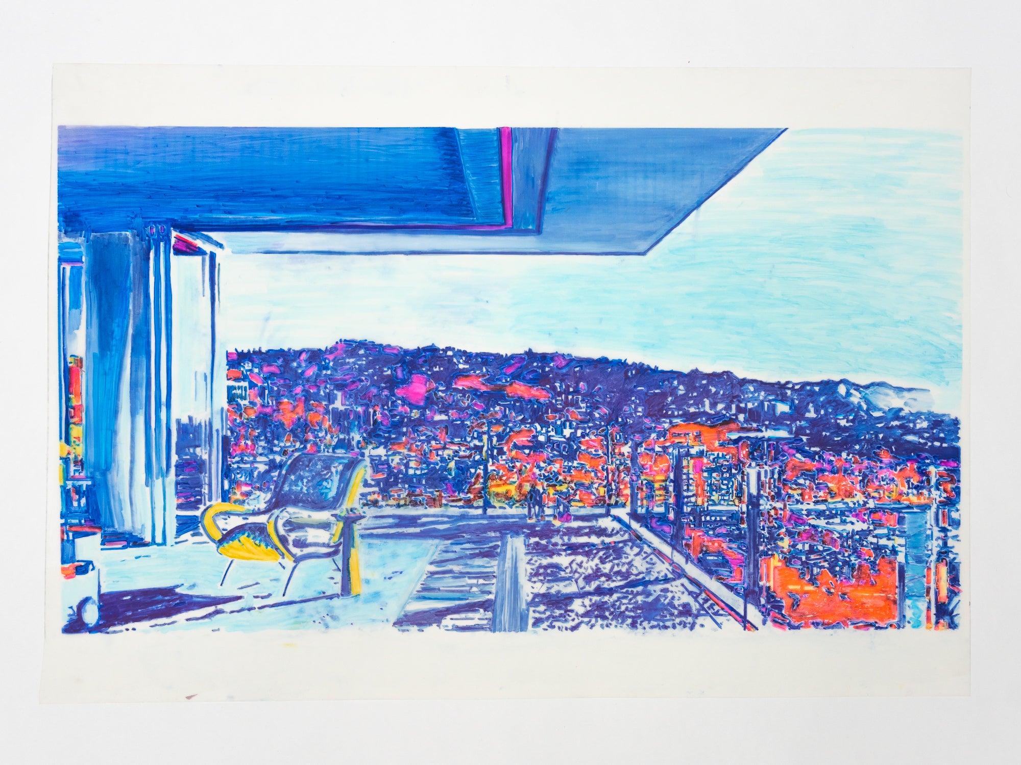 'ONELA (ROOF DECK WITH CHAIR AND HILLS)'