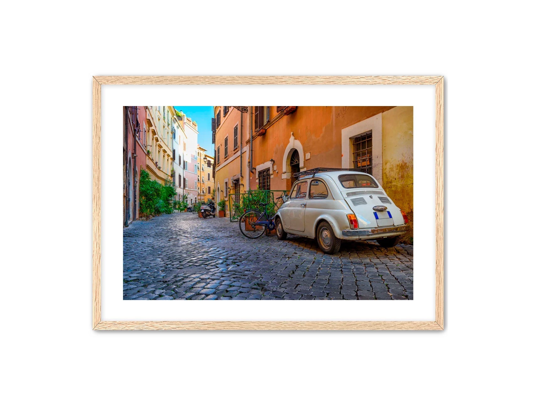 Horizontal photography 'COBBLESTONE CLASSICS' Apricus Art Collection