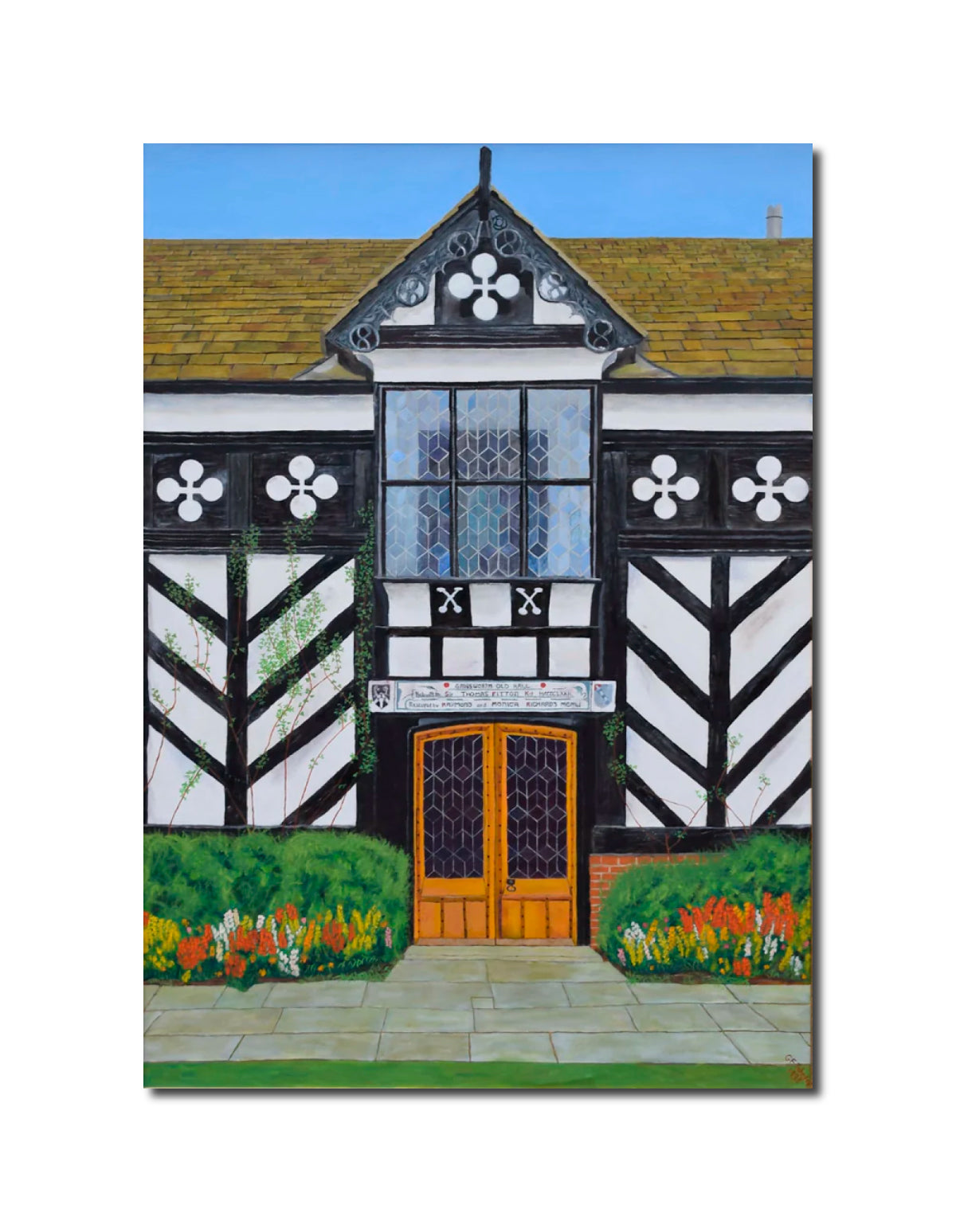 Oil Painting Gawsworth Old Hall GrahamArt