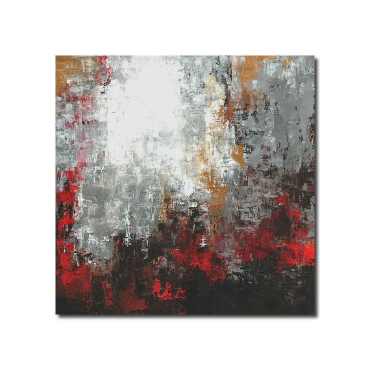 Abstract Acrylic Art Contemporary Painting Eternal Flame Lisa Daniels