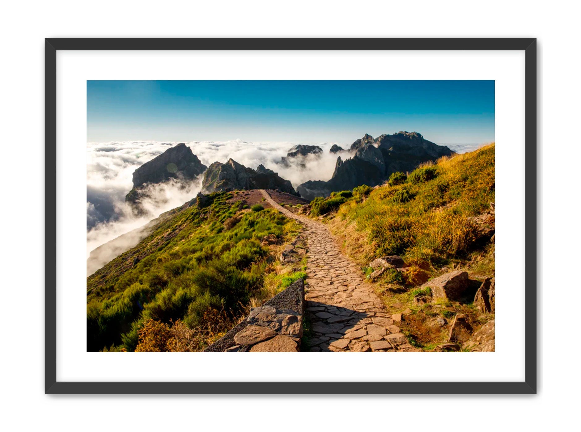 Horizontal photography 'HEAD IN THE CLOUDS' Apricus Art Collection