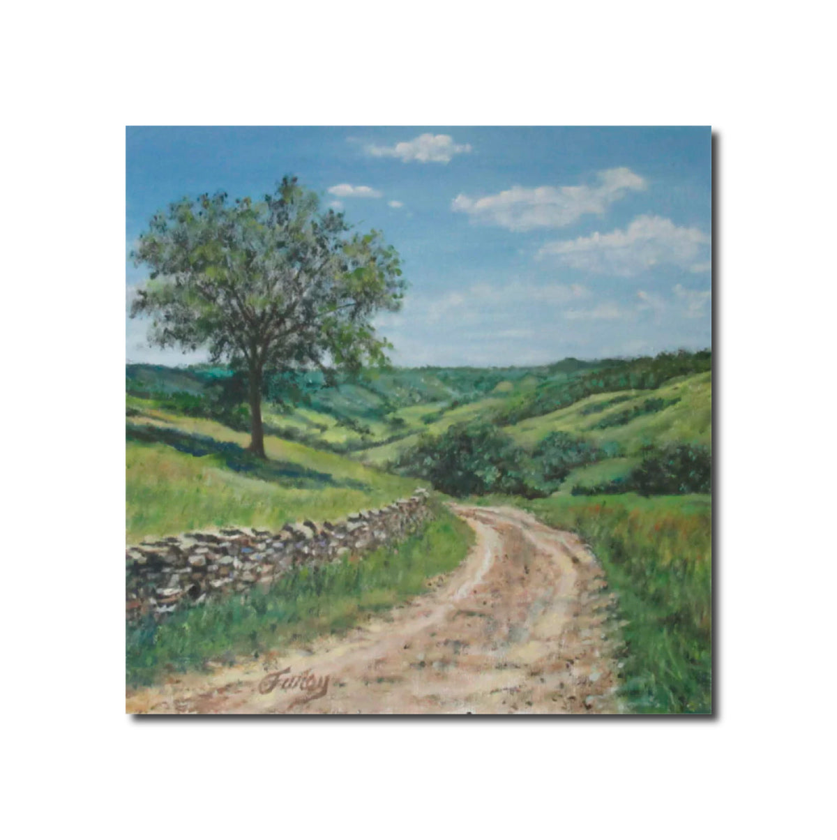 Art Landscape Oil Painting Taking the High Road Tom Furey