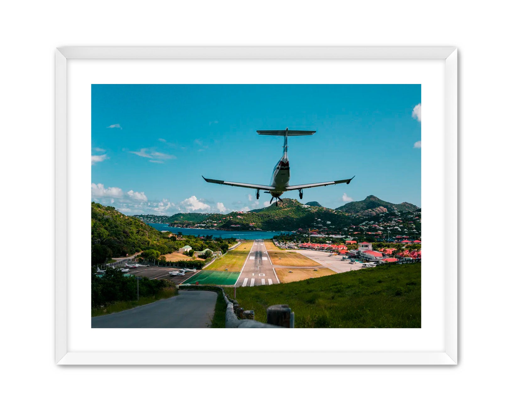 Horizontal photography 'GUSTAF III AIRPORT' Apricus Art Collection