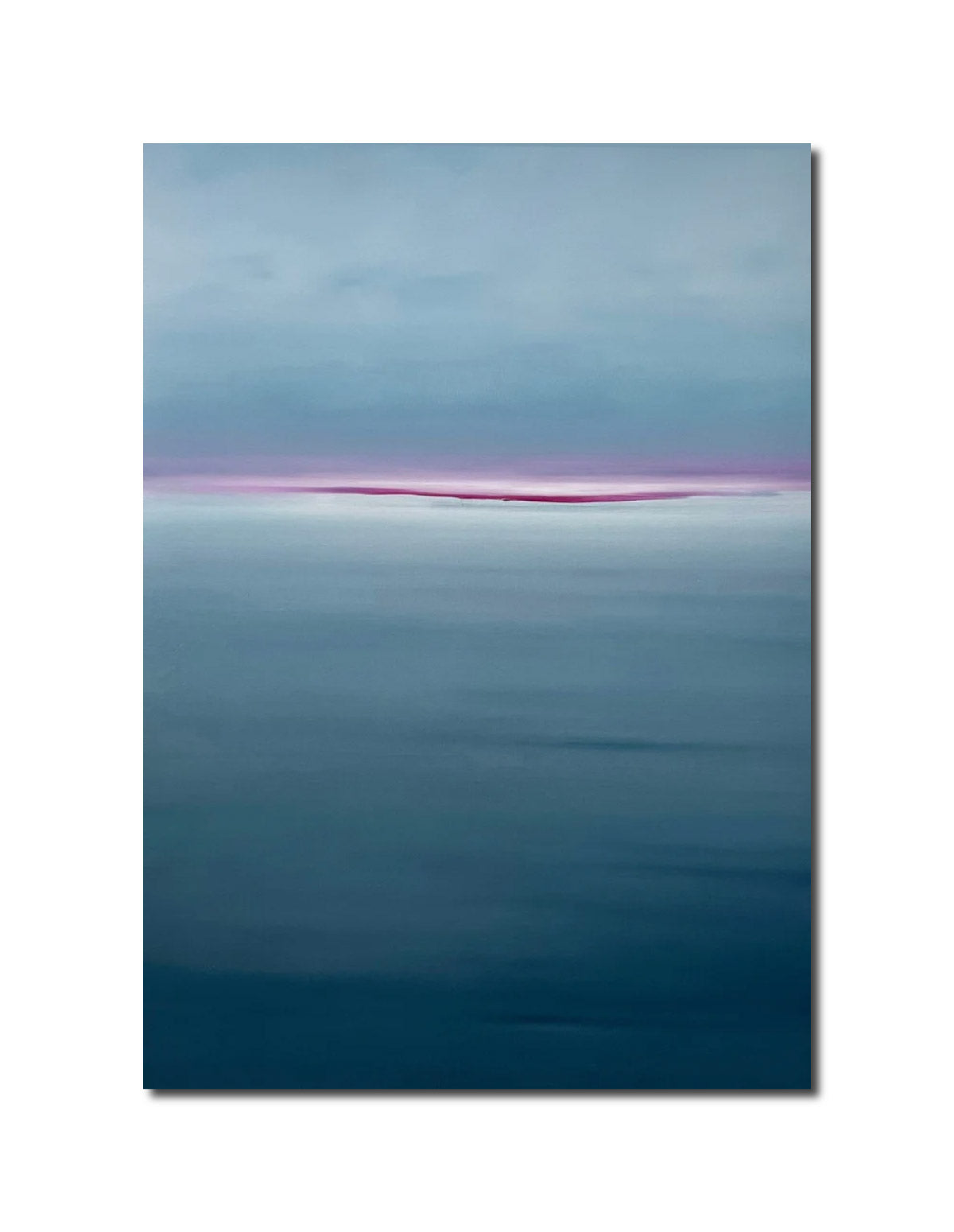 Garnet Horizon of Emotions: DEEP INSIDE 84 calm sea painting Larissa Uvarova