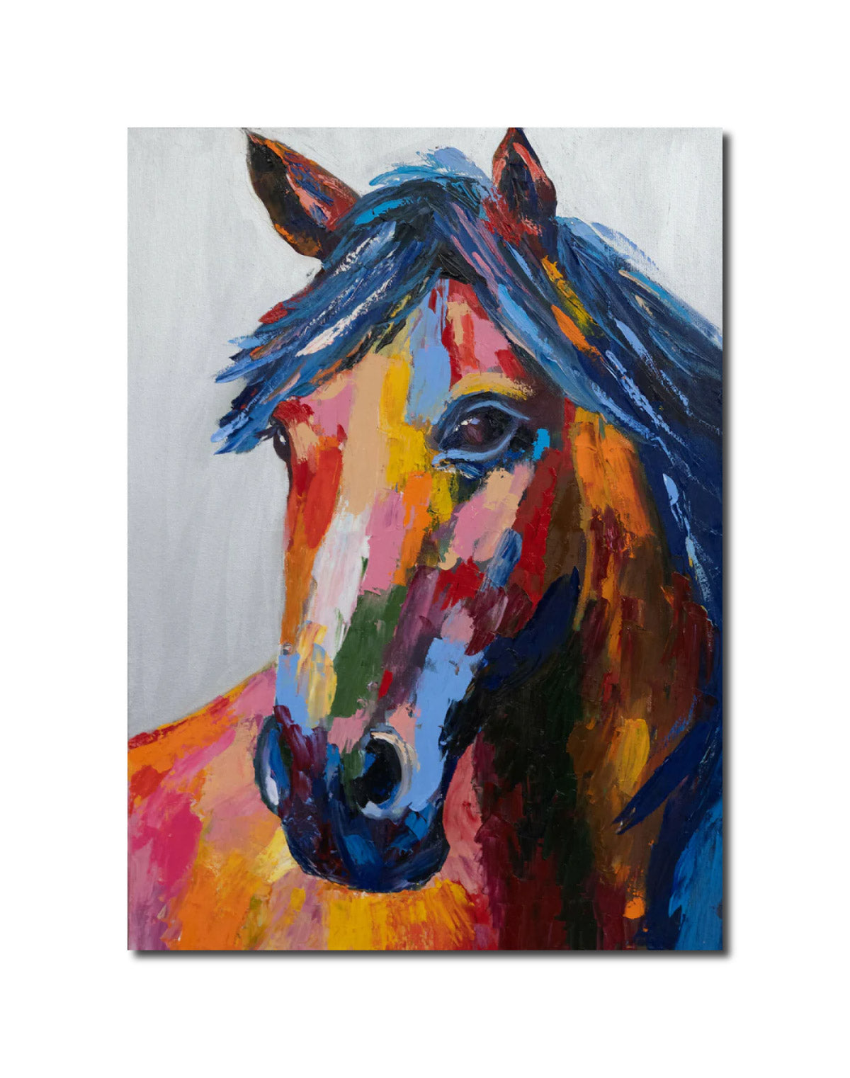 Contemporary Figurative Oil Painting Horse Alina Odwyer