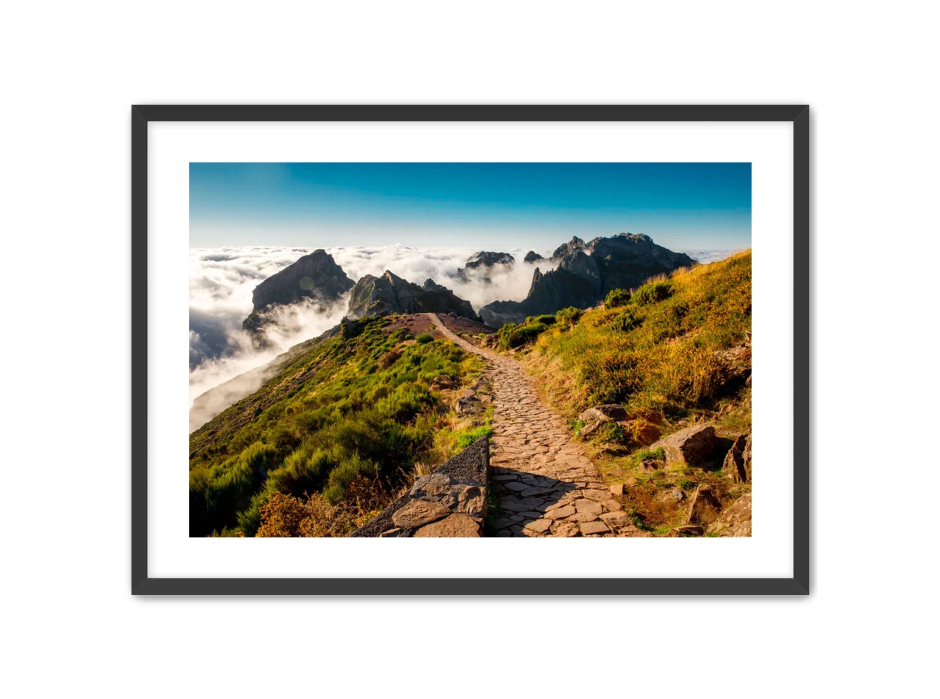 Horizontal photography 'HEAD IN THE CLOUDS' Apricus Art Collection