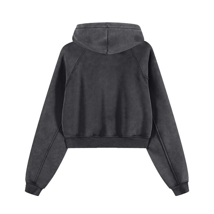 Closet Cropped Zip-Through Hoodie #RU0075 ODMPOD