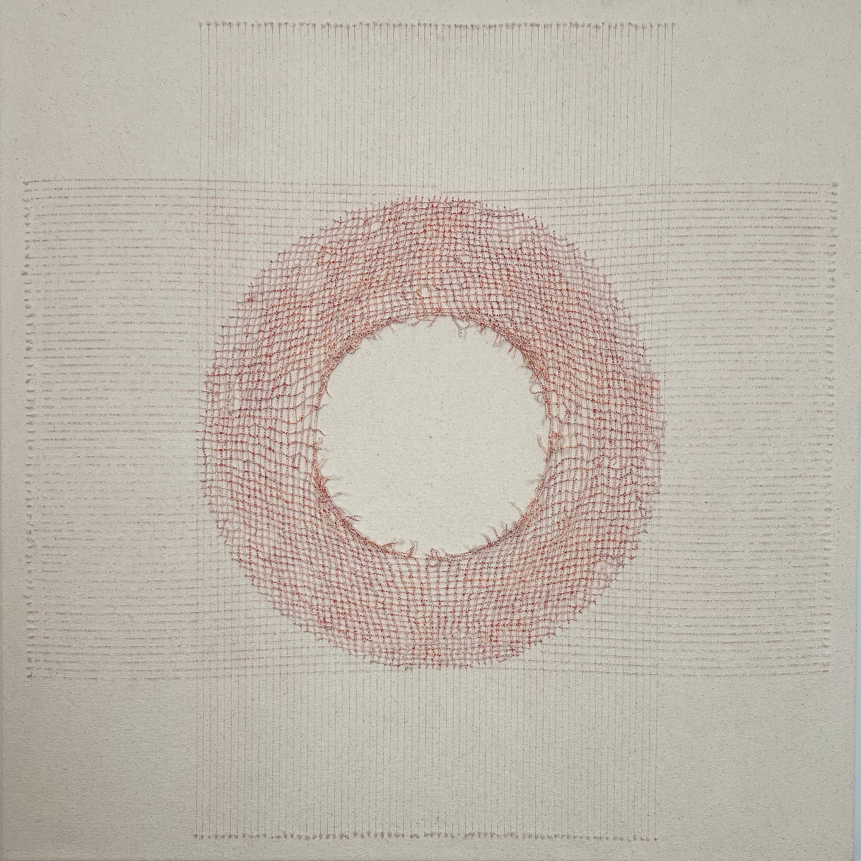 'A WOVEN CIRCLE' - Canvas & Acrylic