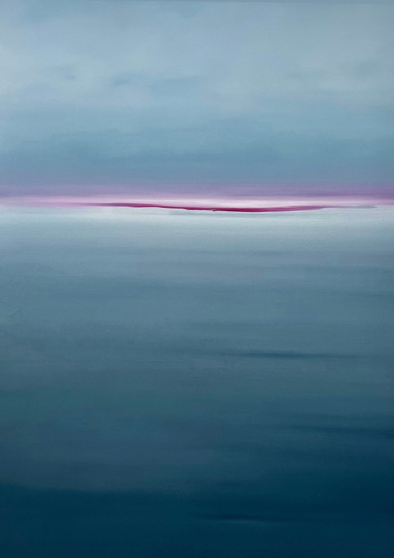 Garnet Horizon of Emotions: DEEP INSIDE 84 calm sea painting Larissa Uvarova