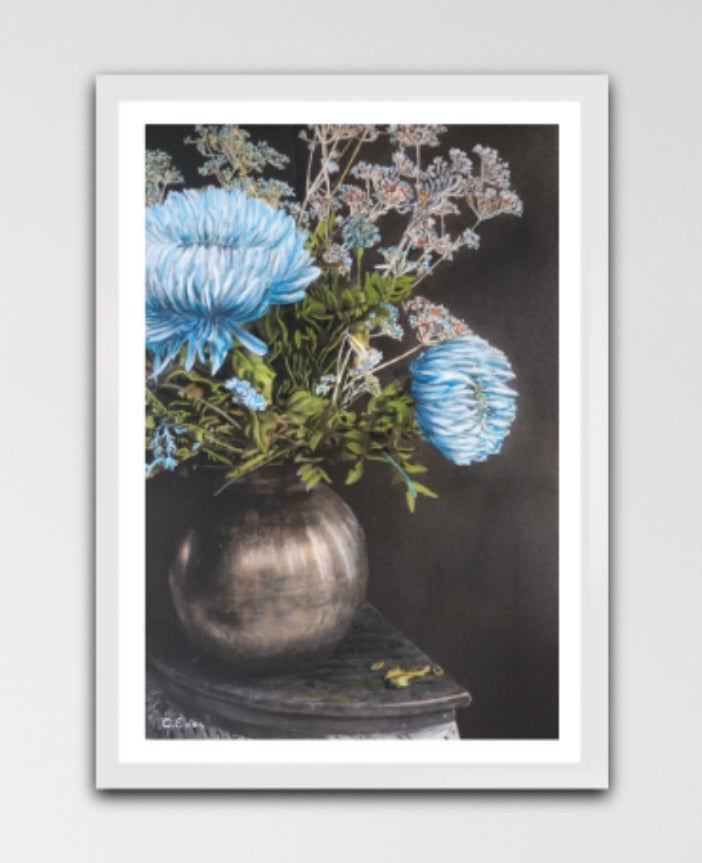 Colorized Photography PhotoArt 'STILL LIFE BLUE' Charlotte Eder