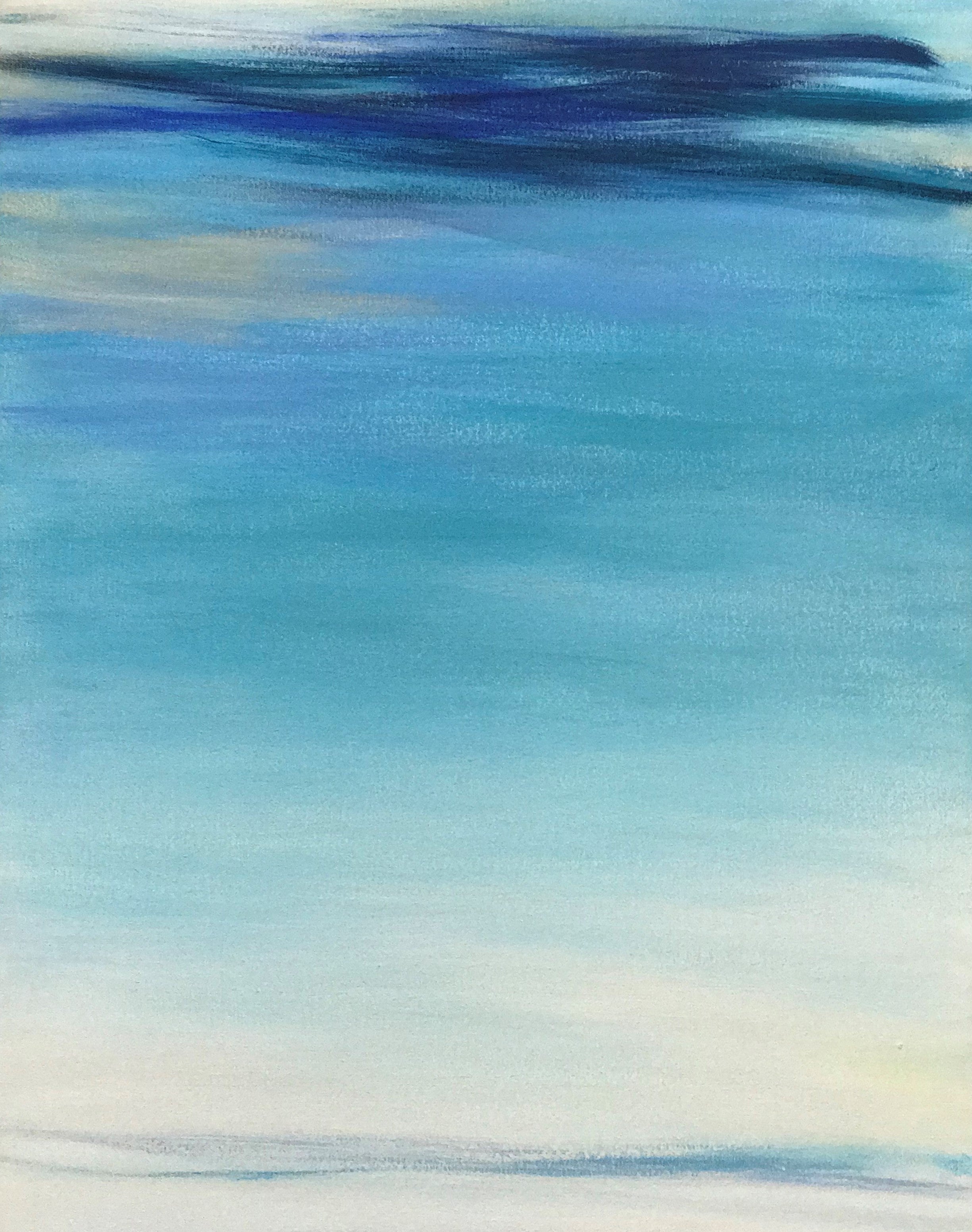 'WAVES #55' oil on canvas