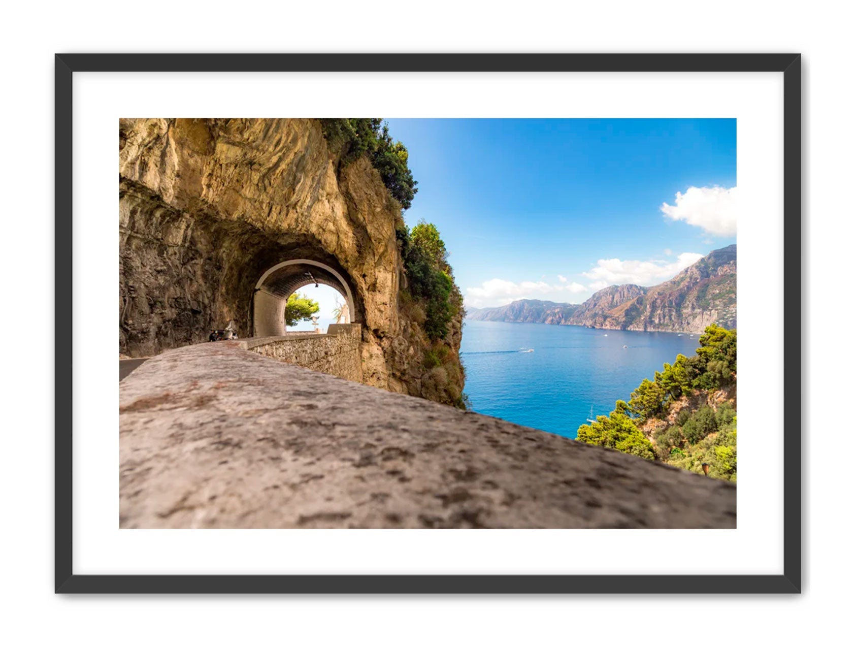 Horizontal photography 'TUNNEL TRANQUILITY' Apricus Art Collection