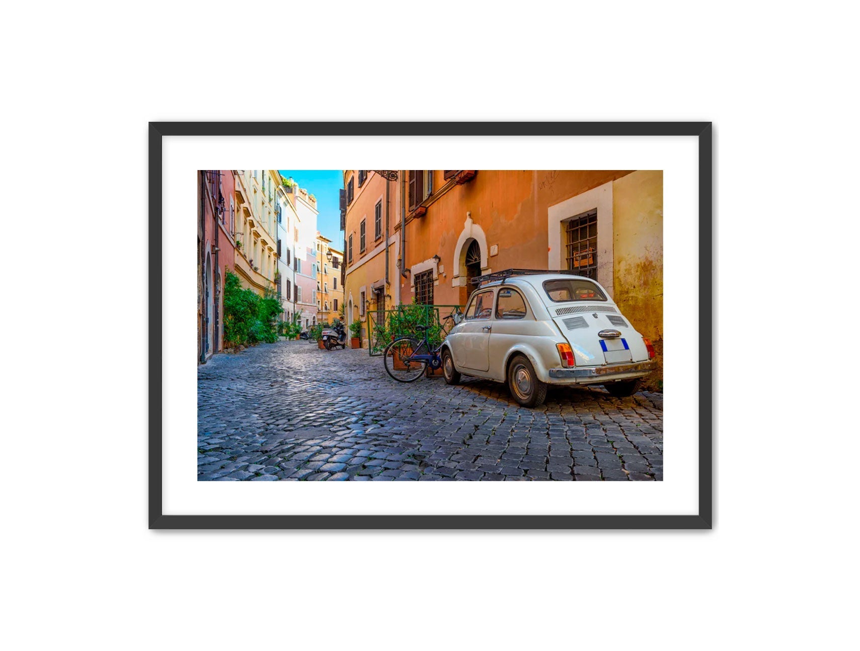 Horizontal photography 'COBBLESTONE CLASSICS' Apricus Art Collection