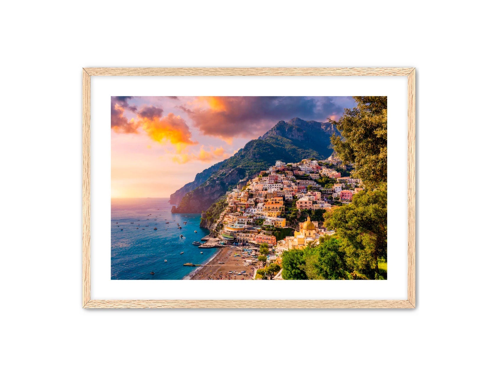 Horizontal photography 'POSITANO'S GLOW' Apricus Art Collection