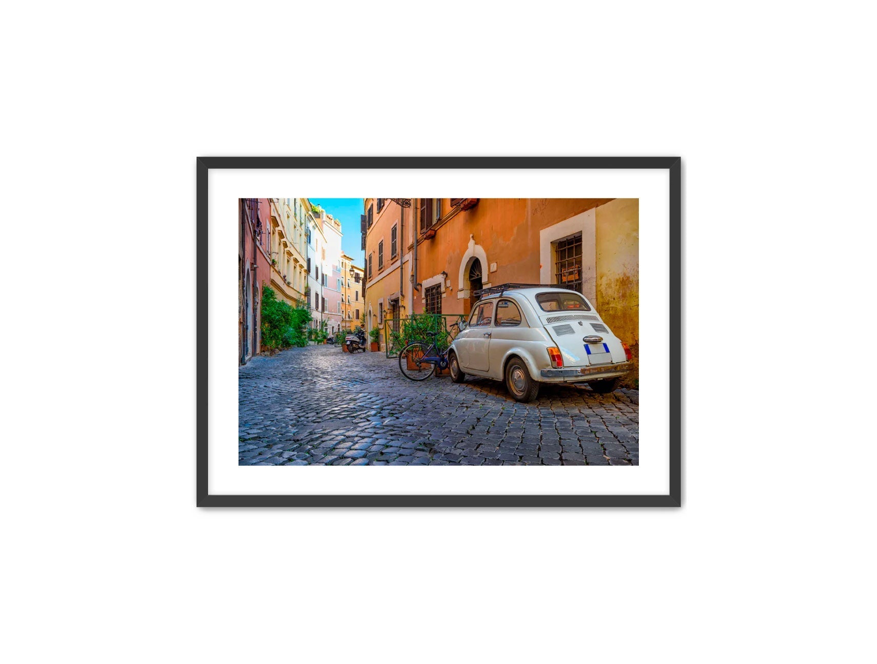 Horizontal photography 'COBBLESTONE CLASSICS' Apricus Art Collection