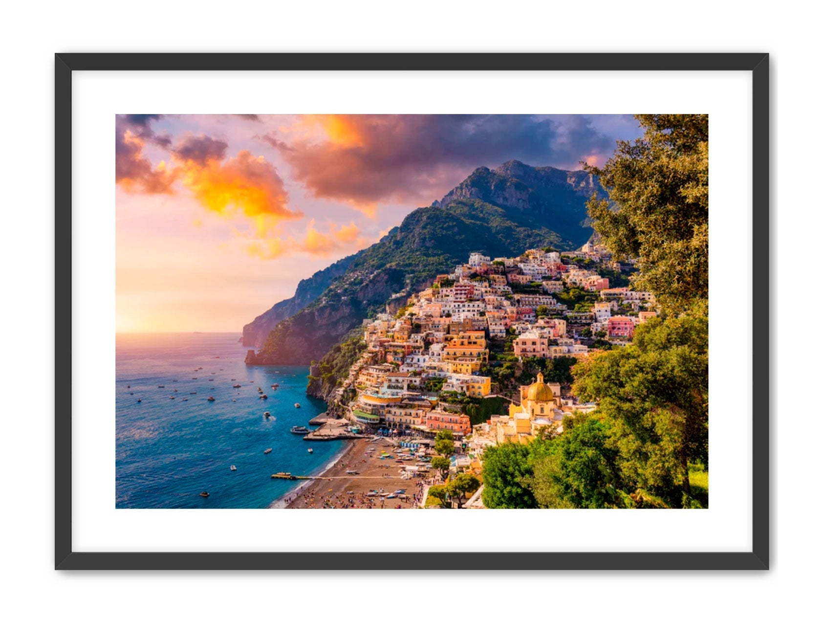 Horizontal photography 'POSITANO'S GLOW' La Bella Vita